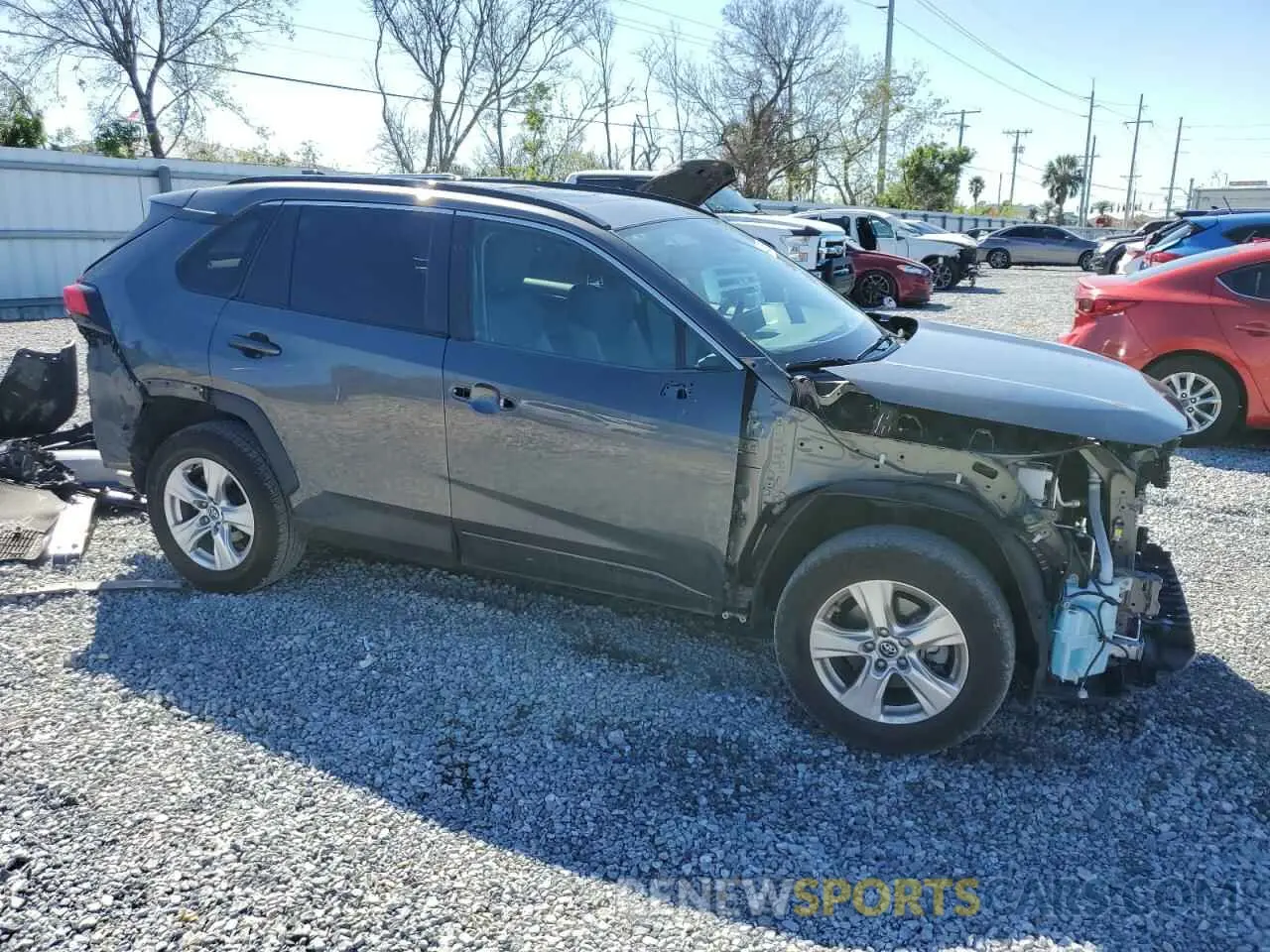 4 fotografías del automóvil dañado 2T3W1RFV7MC100081 TOYOTA RAV4 2021