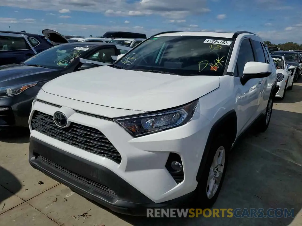 2 fotografías del automóvil dañado 2T3W1RFV7MC115339 TOYOTA RAV4 2021