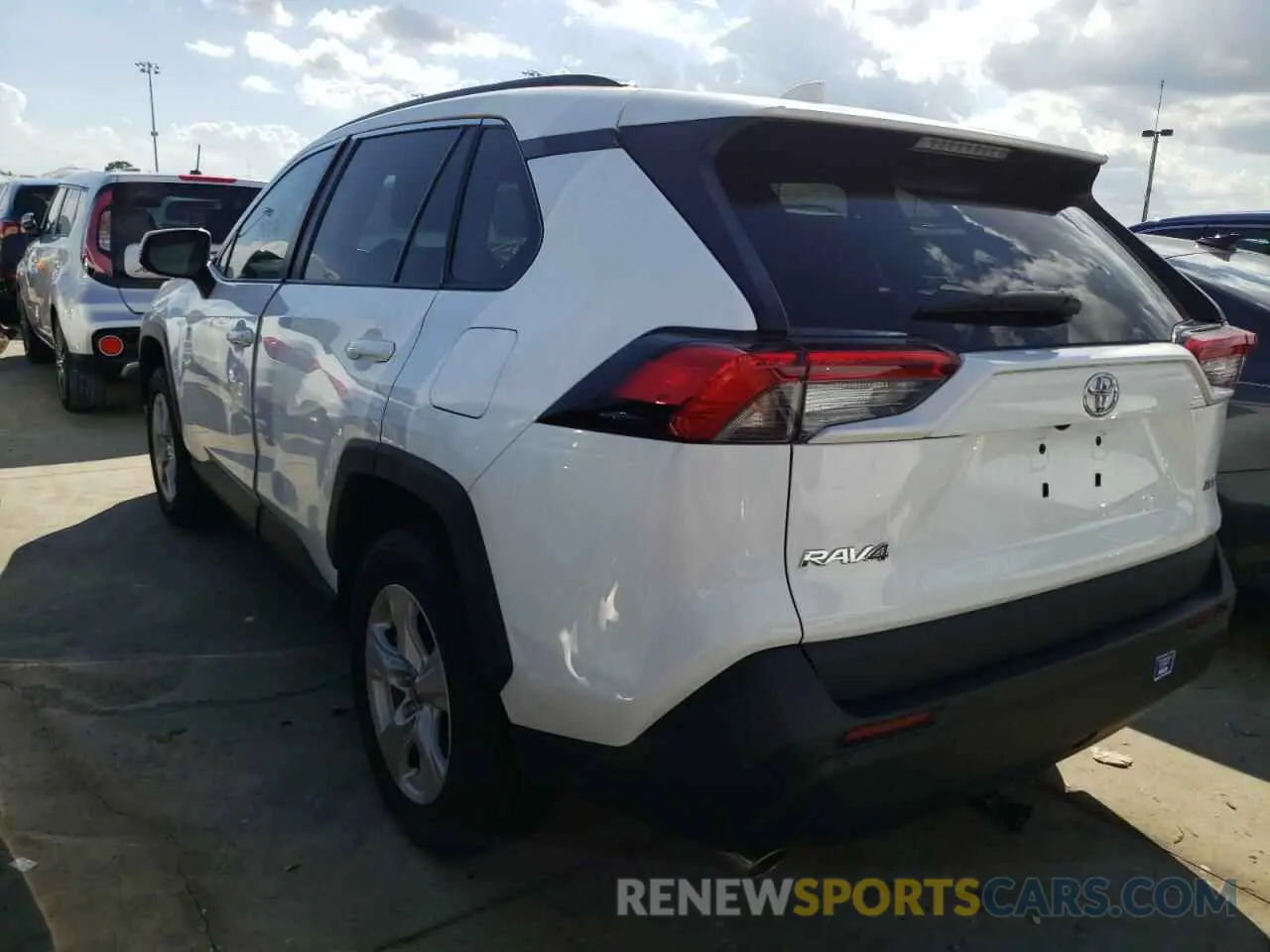 3 fotografías del automóvil dañado 2T3W1RFV7MC115339 TOYOTA RAV4 2021