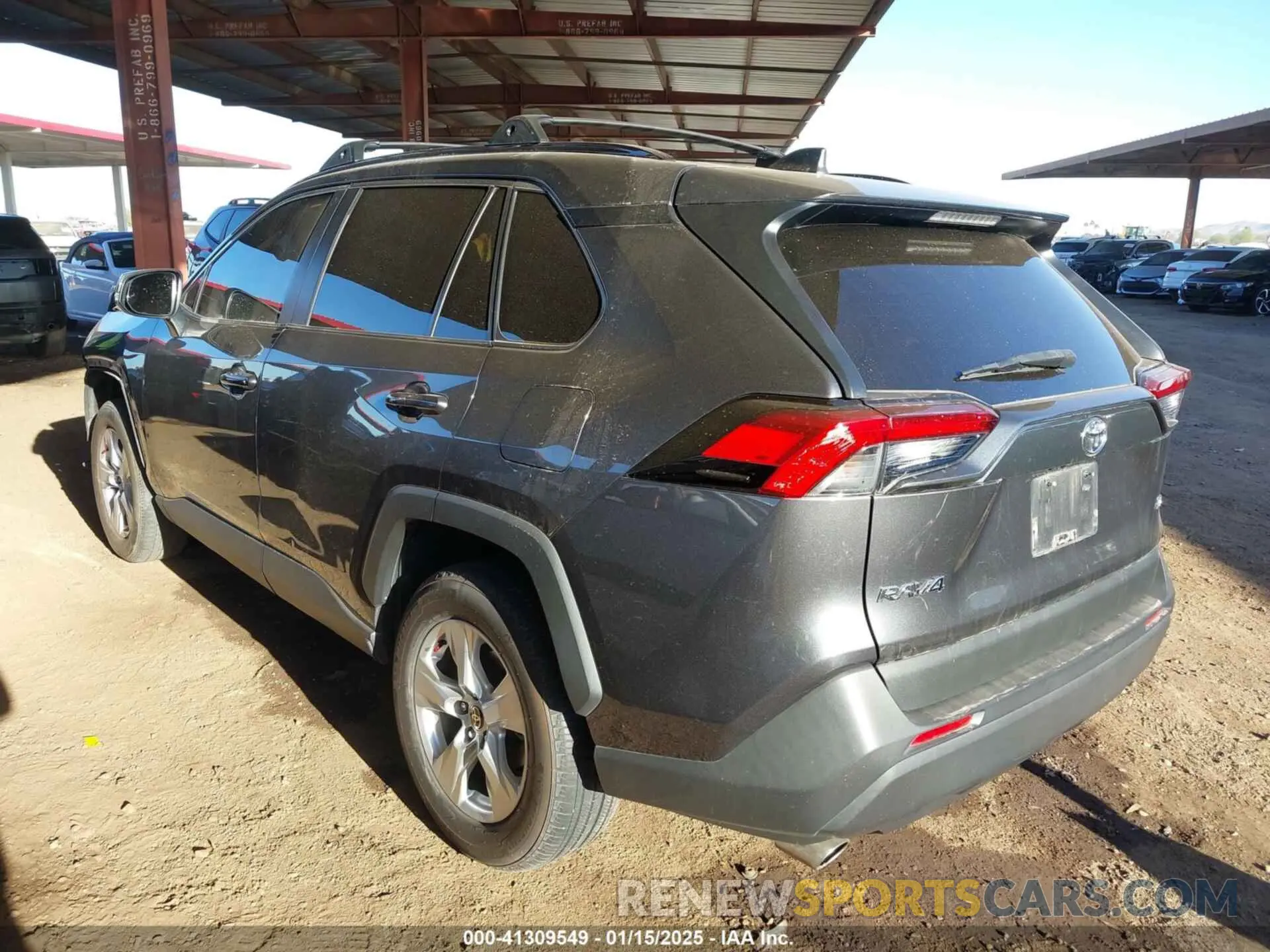 3 fotografías del automóvil dañado 2T3W1RFV7MC123408 TOYOTA RAV4 2021