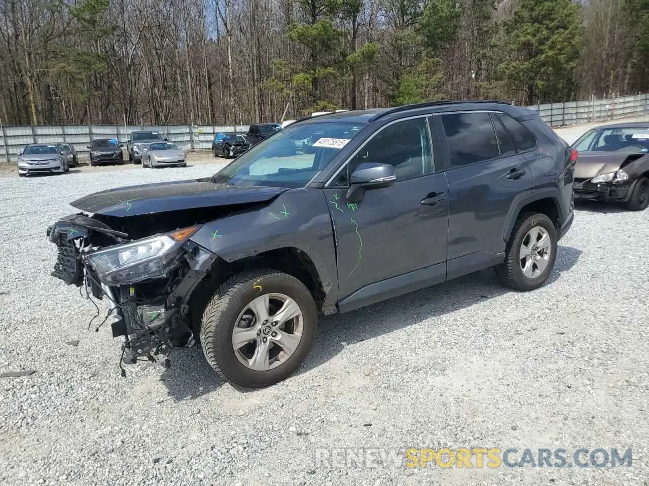 1 fotografías del automóvil dañado 2T3W1RFV7MC129774 TOYOTA RAV4 2021