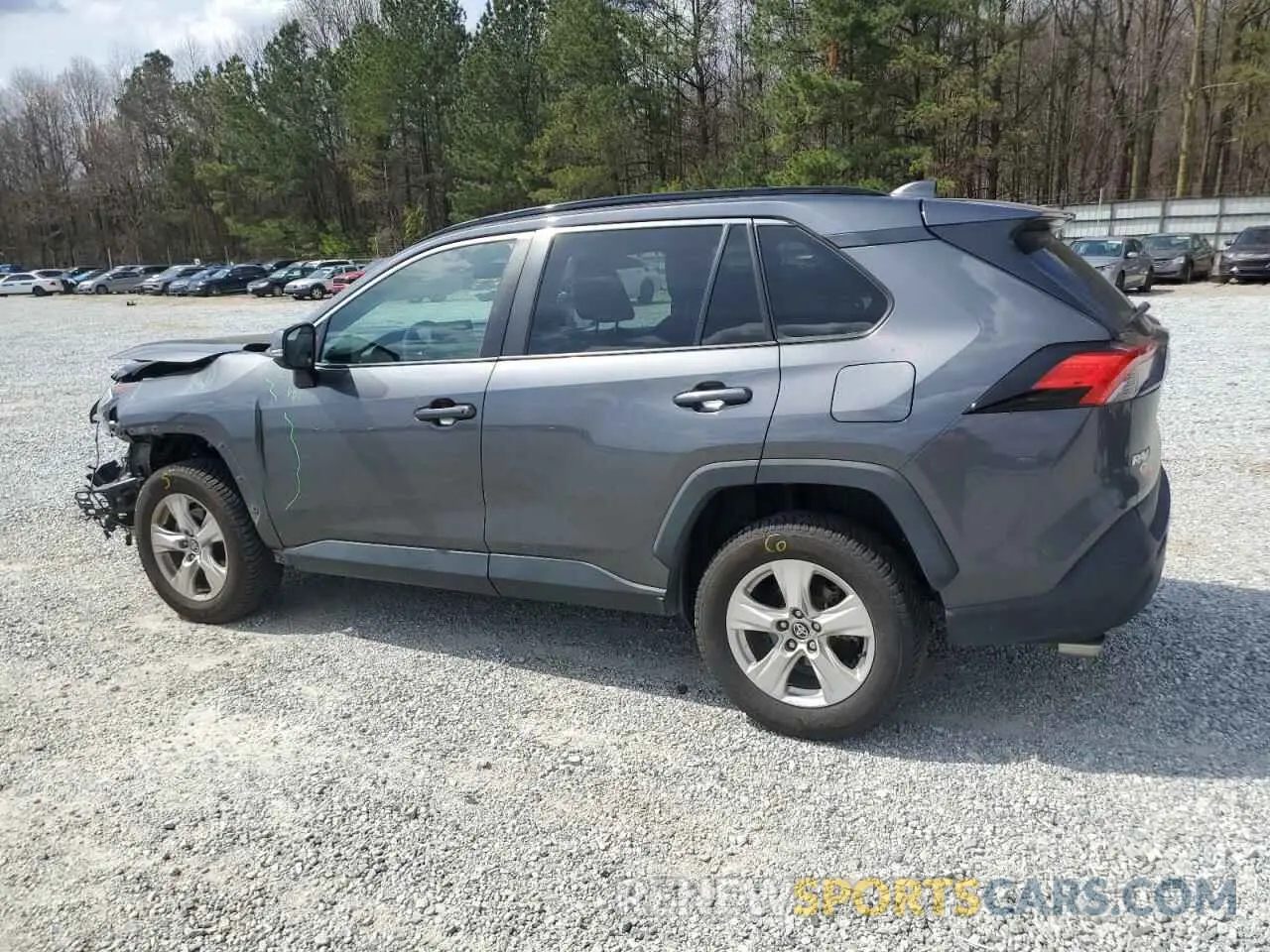 2 fotografías del automóvil dañado 2T3W1RFV7MC129774 TOYOTA RAV4 2021