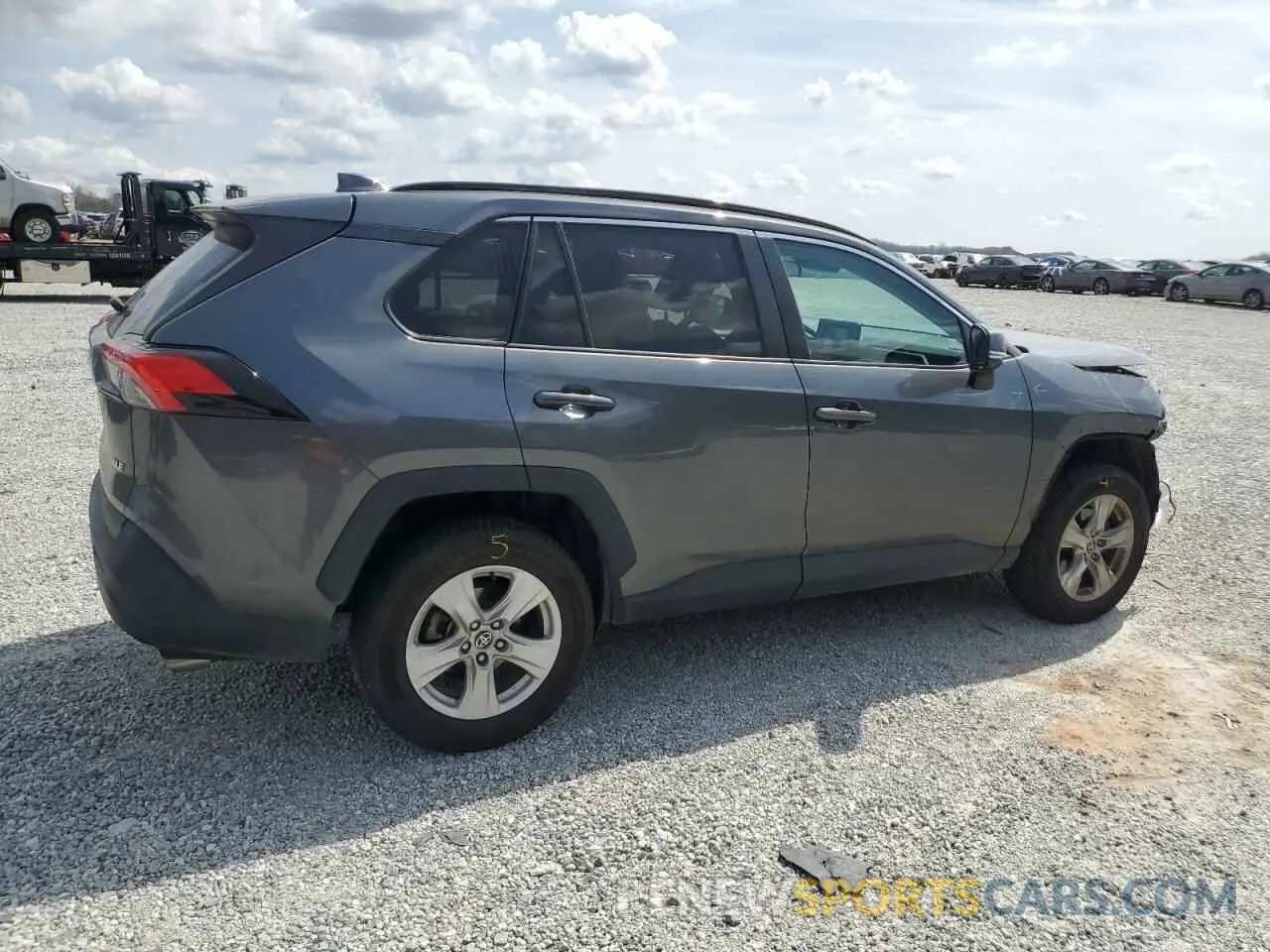 3 fotografías del automóvil dañado 2T3W1RFV7MC129774 TOYOTA RAV4 2021