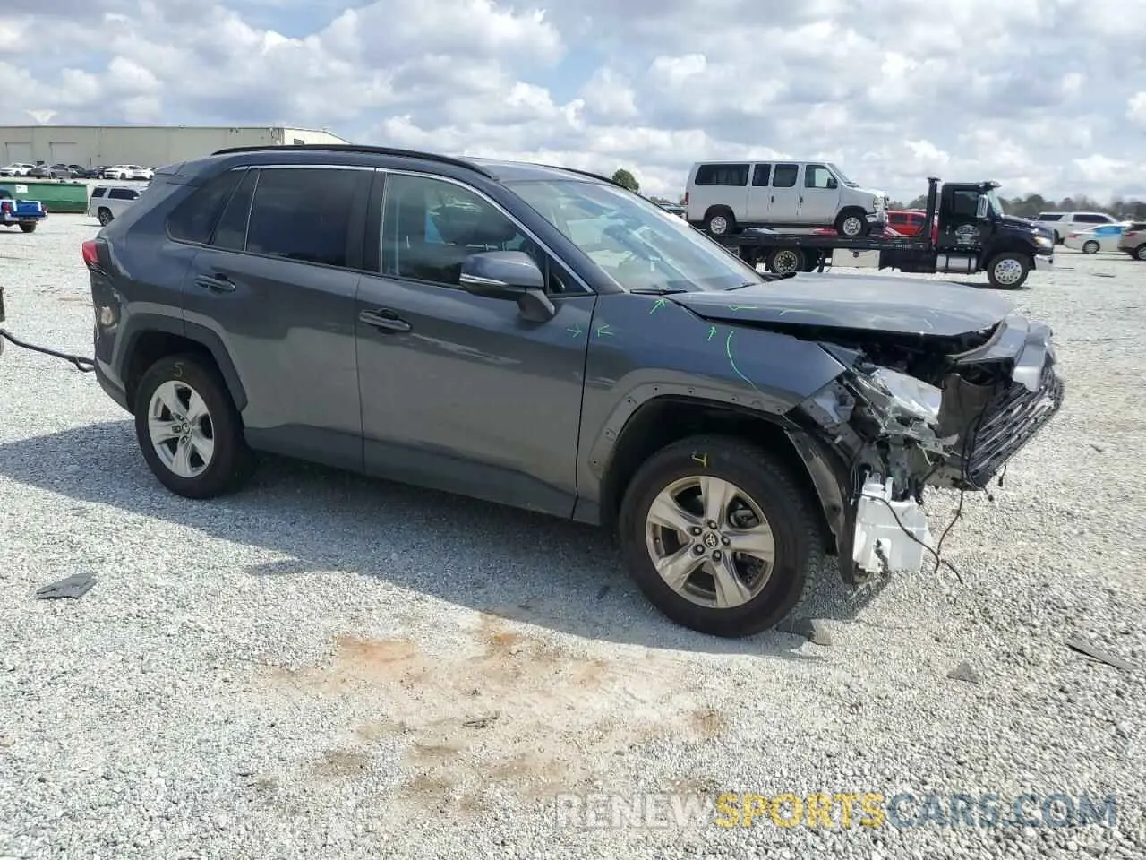 4 fotografías del automóvil dañado 2T3W1RFV7MC129774 TOYOTA RAV4 2021
