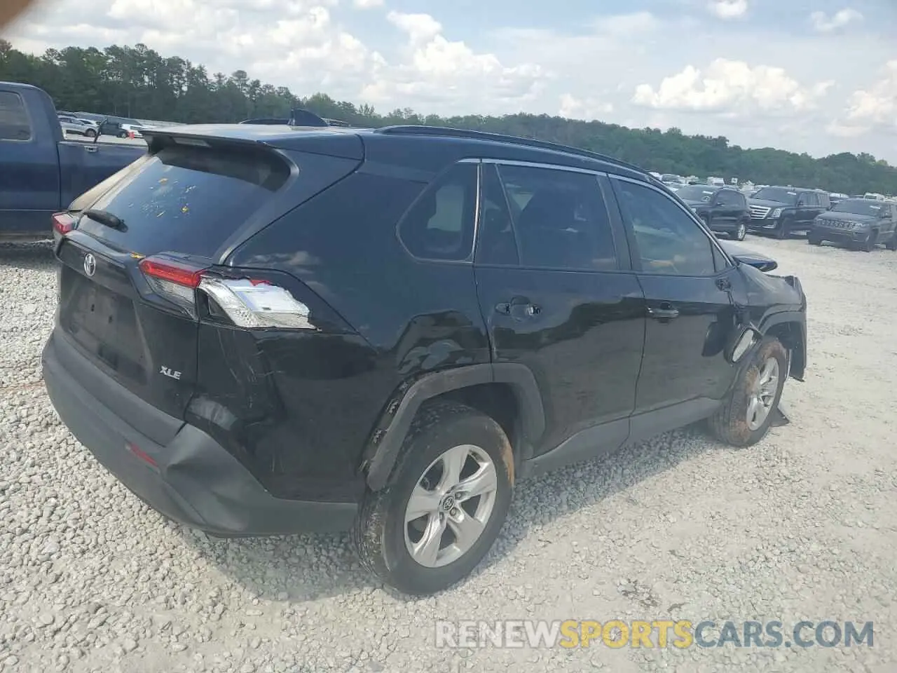 3 fotografías del automóvil dañado 2T3W1RFV7MC158398 TOYOTA RAV4 2021