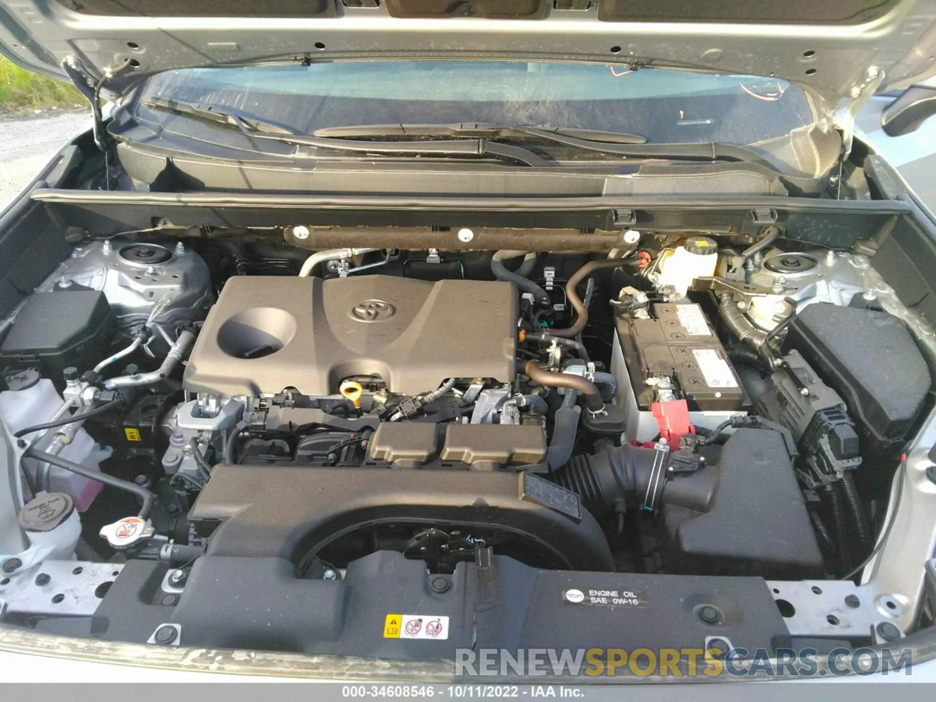 10 fotografías del automóvil dañado 2T3W1RFV7MC161950 TOYOTA RAV4 2021