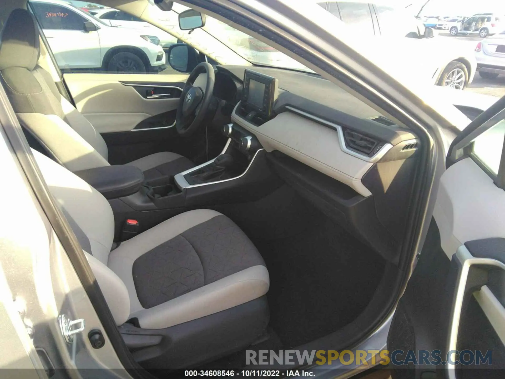 5 fotografías del automóvil dañado 2T3W1RFV7MC161950 TOYOTA RAV4 2021