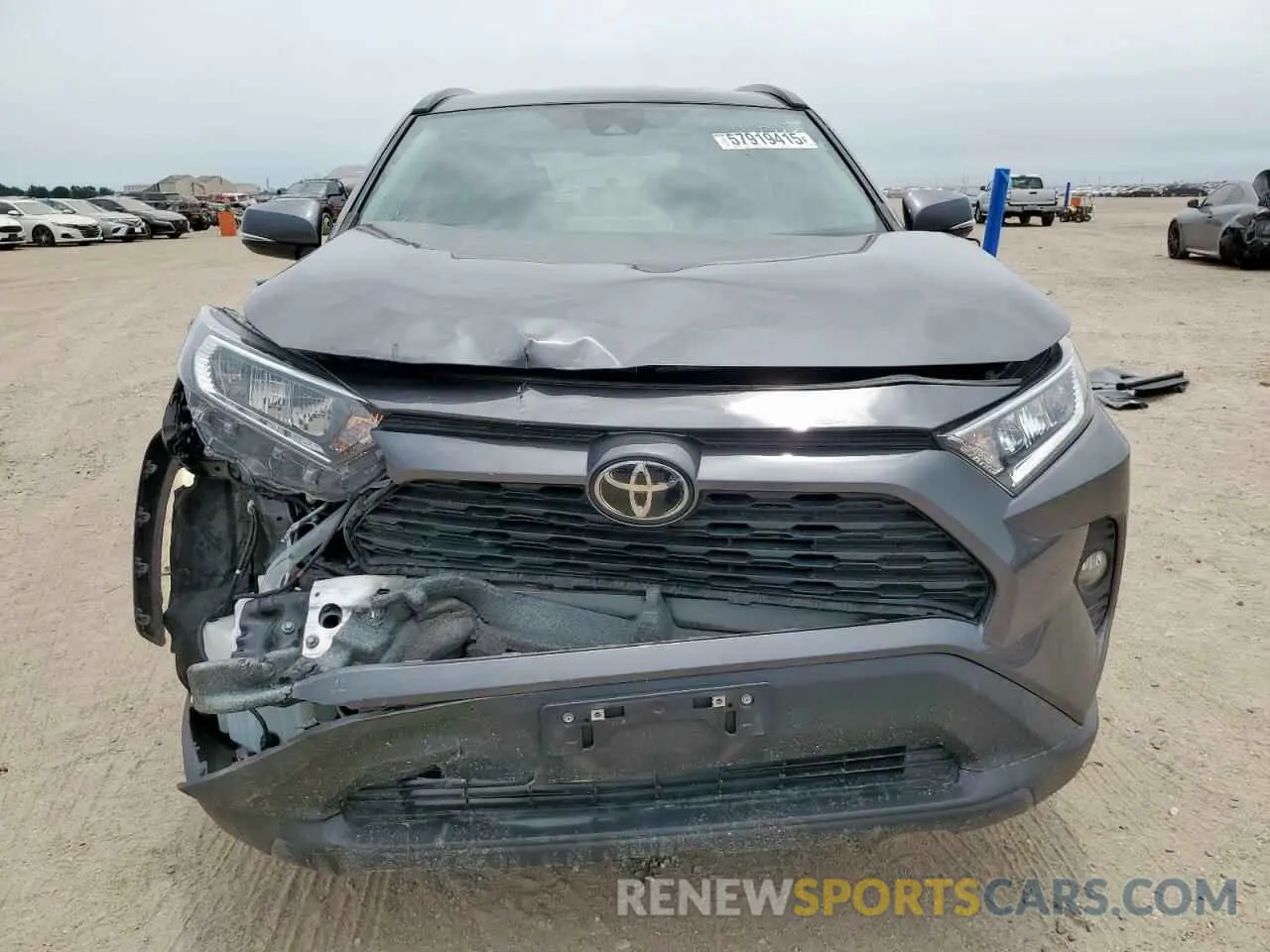 5 fotografías del automóvil dañado 2T3W1RFV7MC162354 TOYOTA RAV4 2021