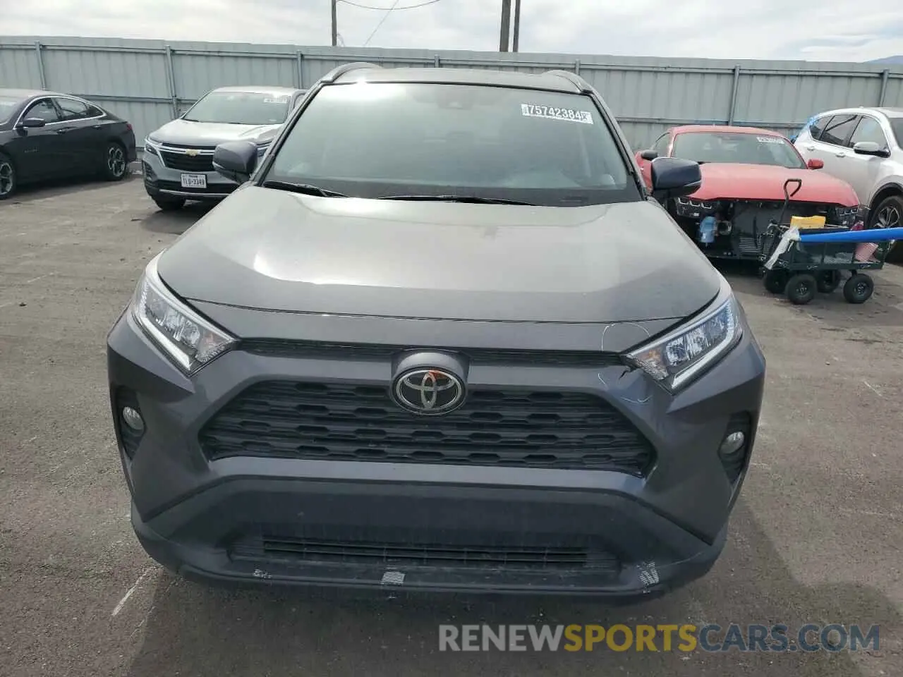 5 fotografías del automóvil dañado 2T3W1RFV7MC163987 TOYOTA RAV4 2021