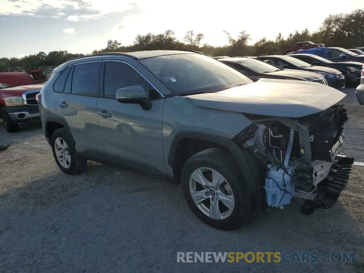 4 fotografías del automóvil dañado 2T3W1RFV7MW135461 TOYOTA RAV4 2021