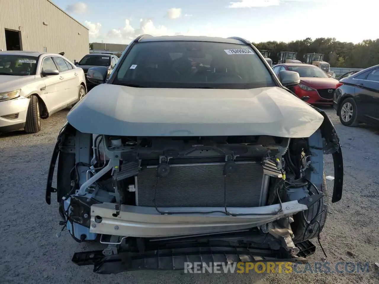 5 fotografías del automóvil dañado 2T3W1RFV7MW135461 TOYOTA RAV4 2021