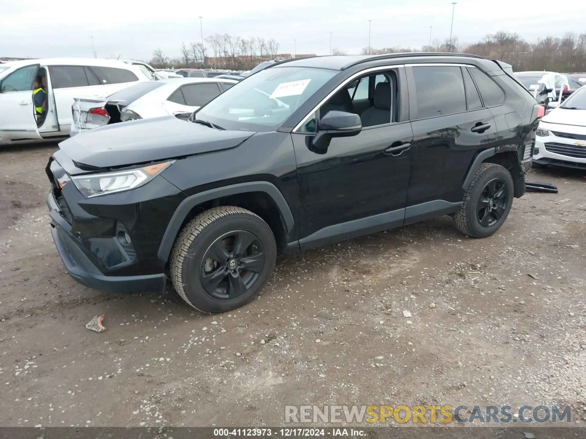 2 fotografías del automóvil dañado 2T3W1RFV7MW135976 TOYOTA RAV4 2021