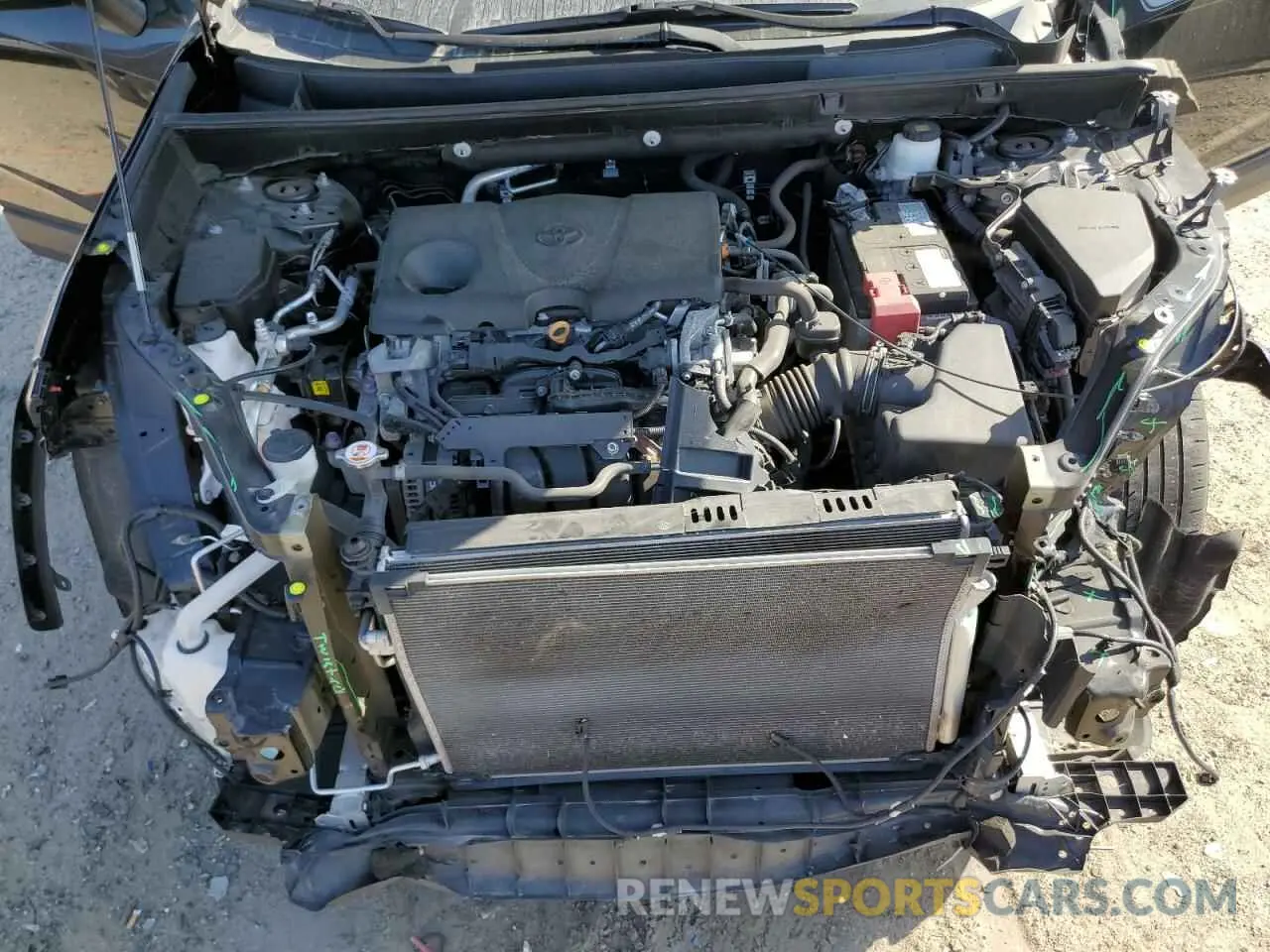 12 fotografías del automóvil dañado 2T3W1RFV7MW137677 TOYOTA RAV4 2021