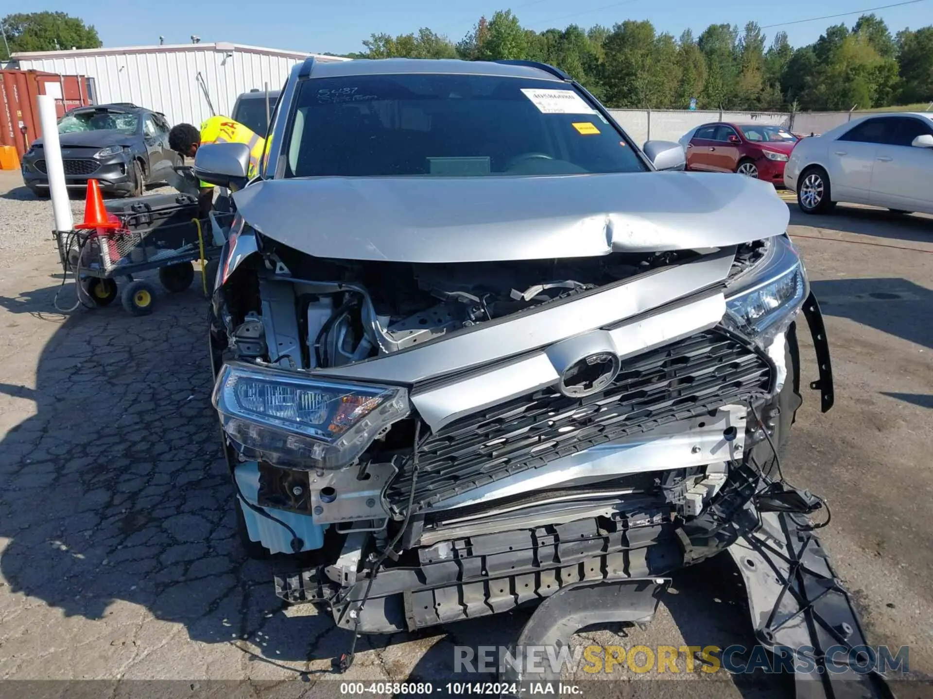 6 fotografías del automóvil dañado 2T3W1RFV7MW142426 TOYOTA RAV4 2021