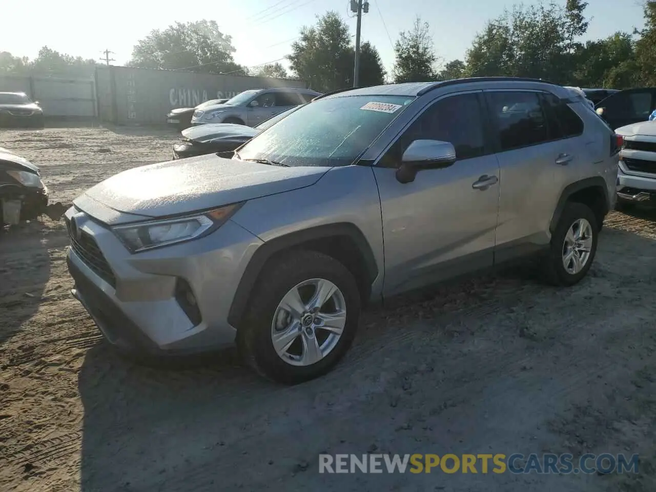 1 fotografías del automóvil dañado 2T3W1RFV7MW144130 TOYOTA RAV4 2021