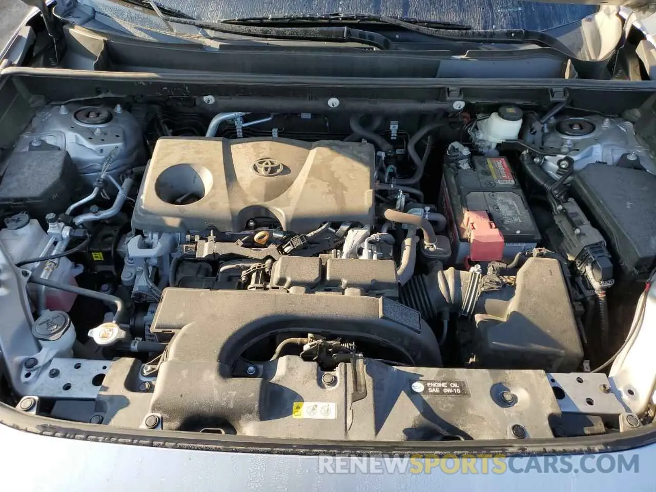 12 fotografías del automóvil dañado 2T3W1RFV7MW144130 TOYOTA RAV4 2021