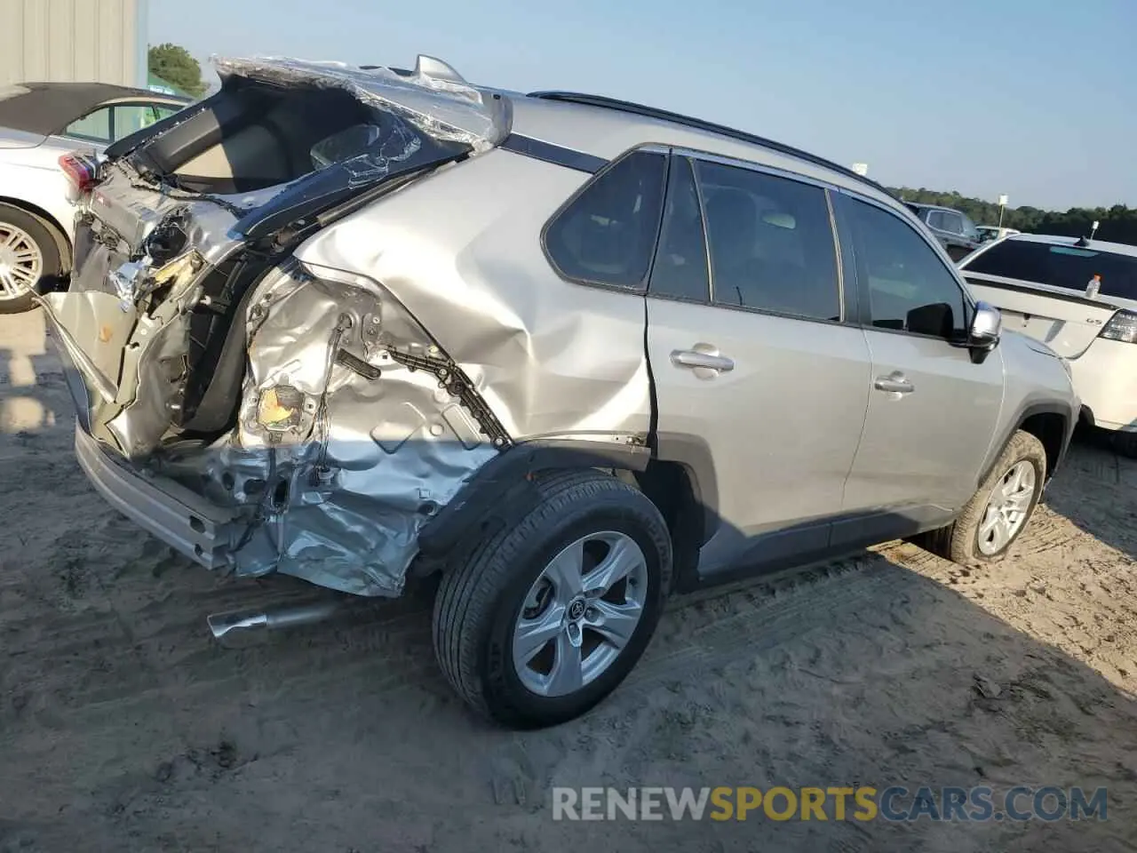3 fotografías del automóvil dañado 2T3W1RFV7MW144130 TOYOTA RAV4 2021