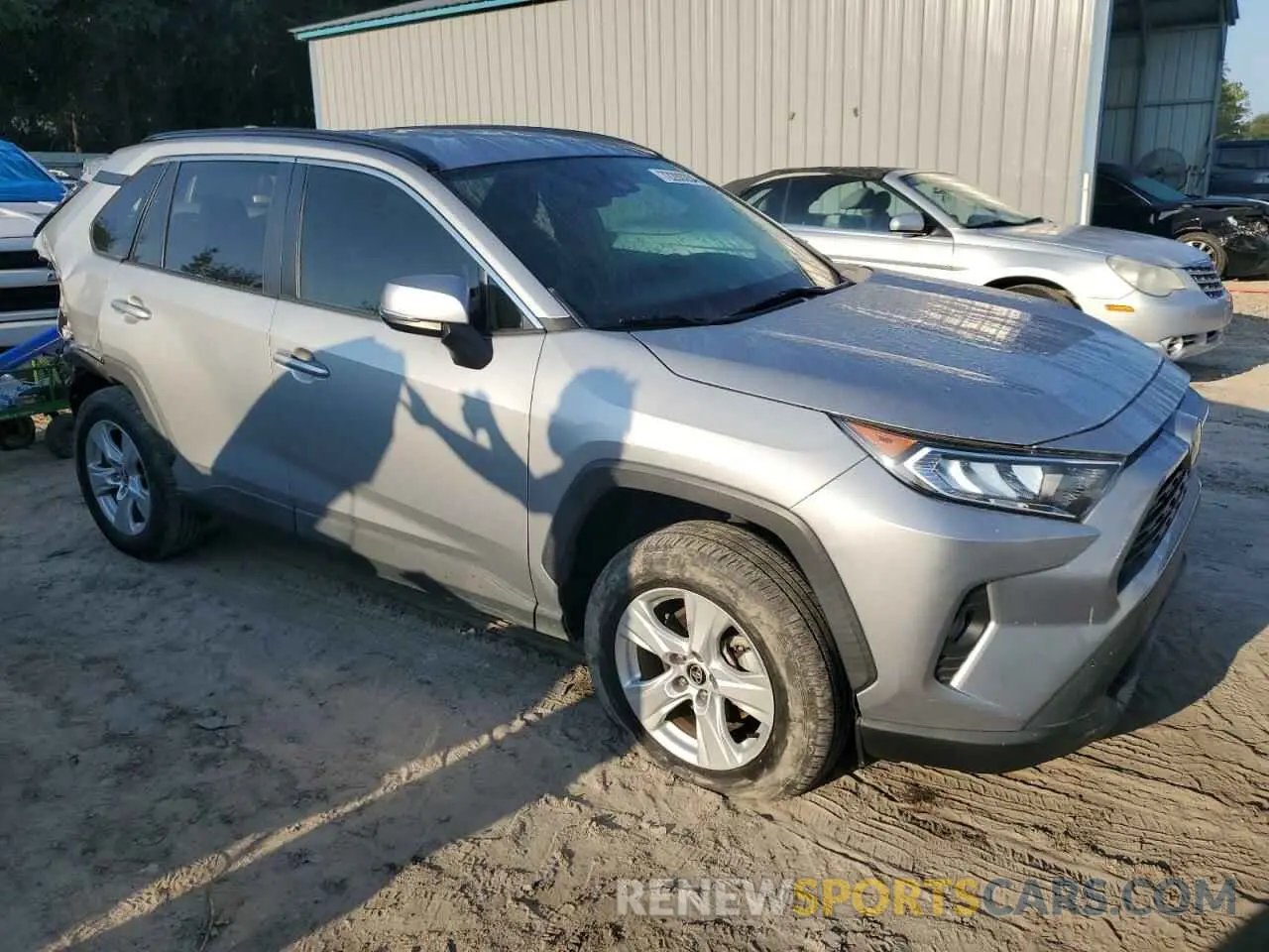 4 fotografías del automóvil dañado 2T3W1RFV7MW144130 TOYOTA RAV4 2021