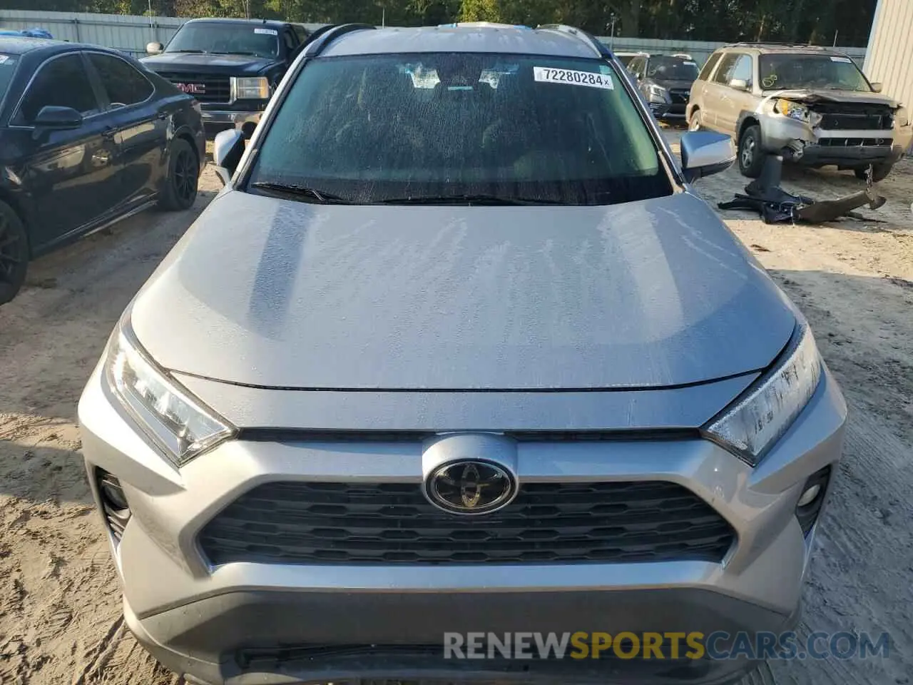 5 fotografías del automóvil dañado 2T3W1RFV7MW144130 TOYOTA RAV4 2021