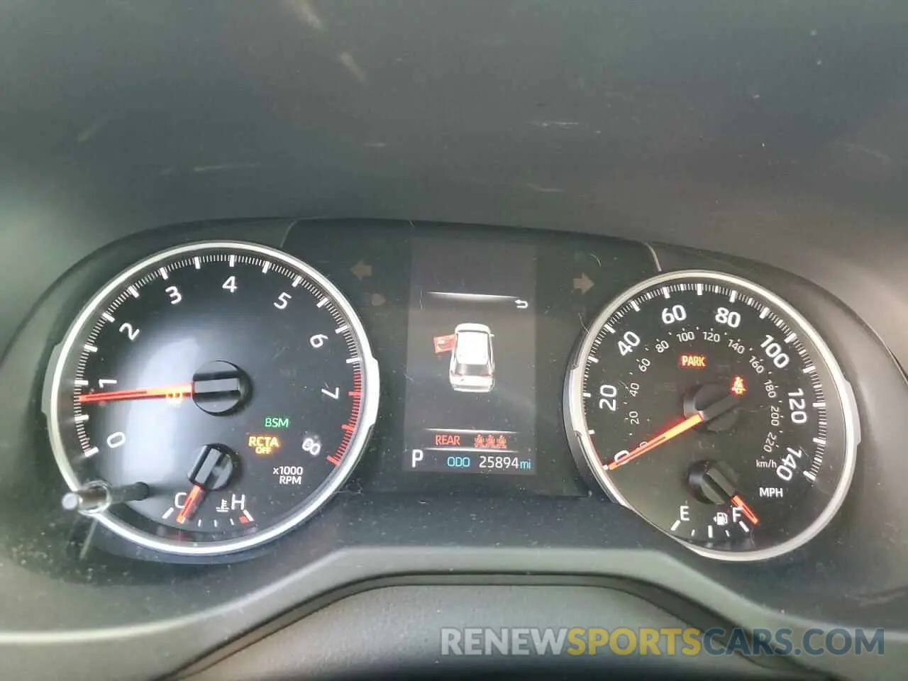 9 fotografías del automóvil dañado 2T3W1RFV7MW144130 TOYOTA RAV4 2021