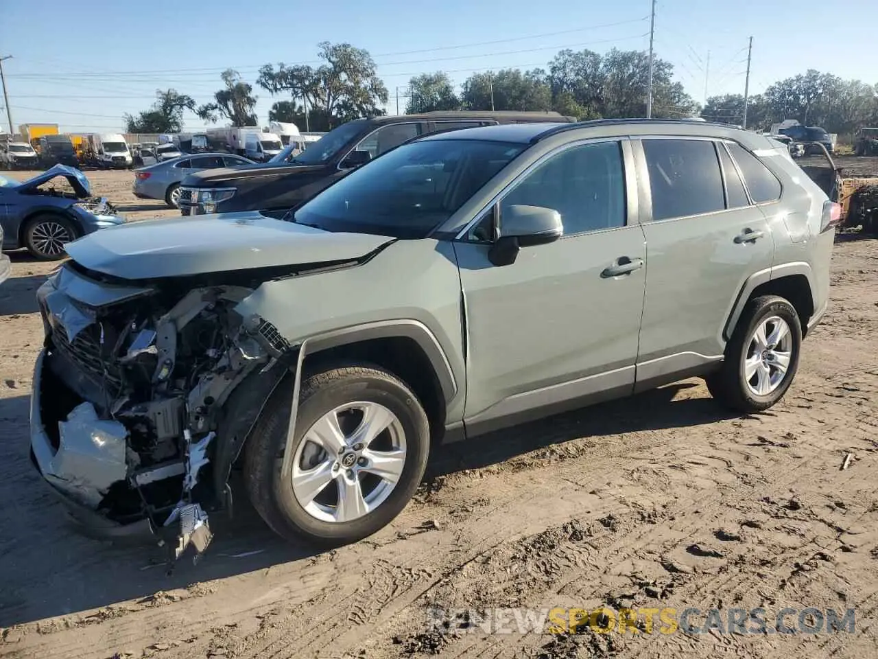 1 fotografías del automóvil dañado 2T3W1RFV7MW148520 TOYOTA RAV4 2021