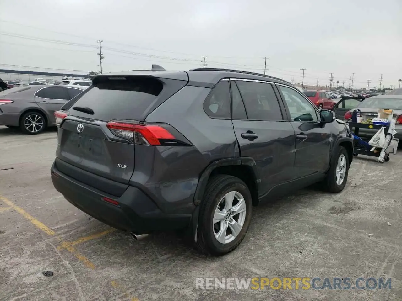 4 fotografías del automóvil dañado 2T3W1RFV7MW151837 TOYOTA RAV4 2021