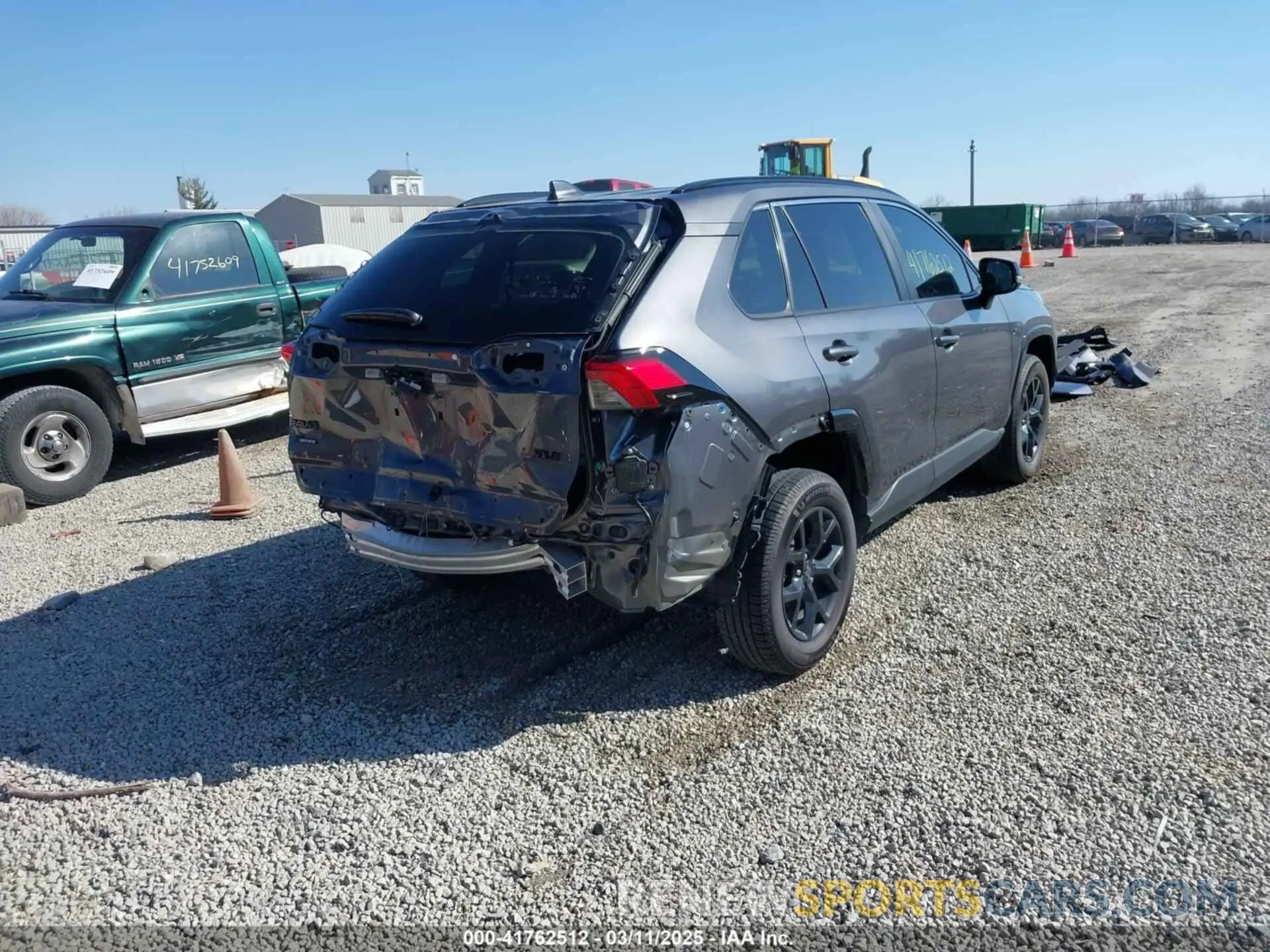 4 fotografías del automóvil dañado 2T3W1RFV7MW162305 TOYOTA RAV4 2021