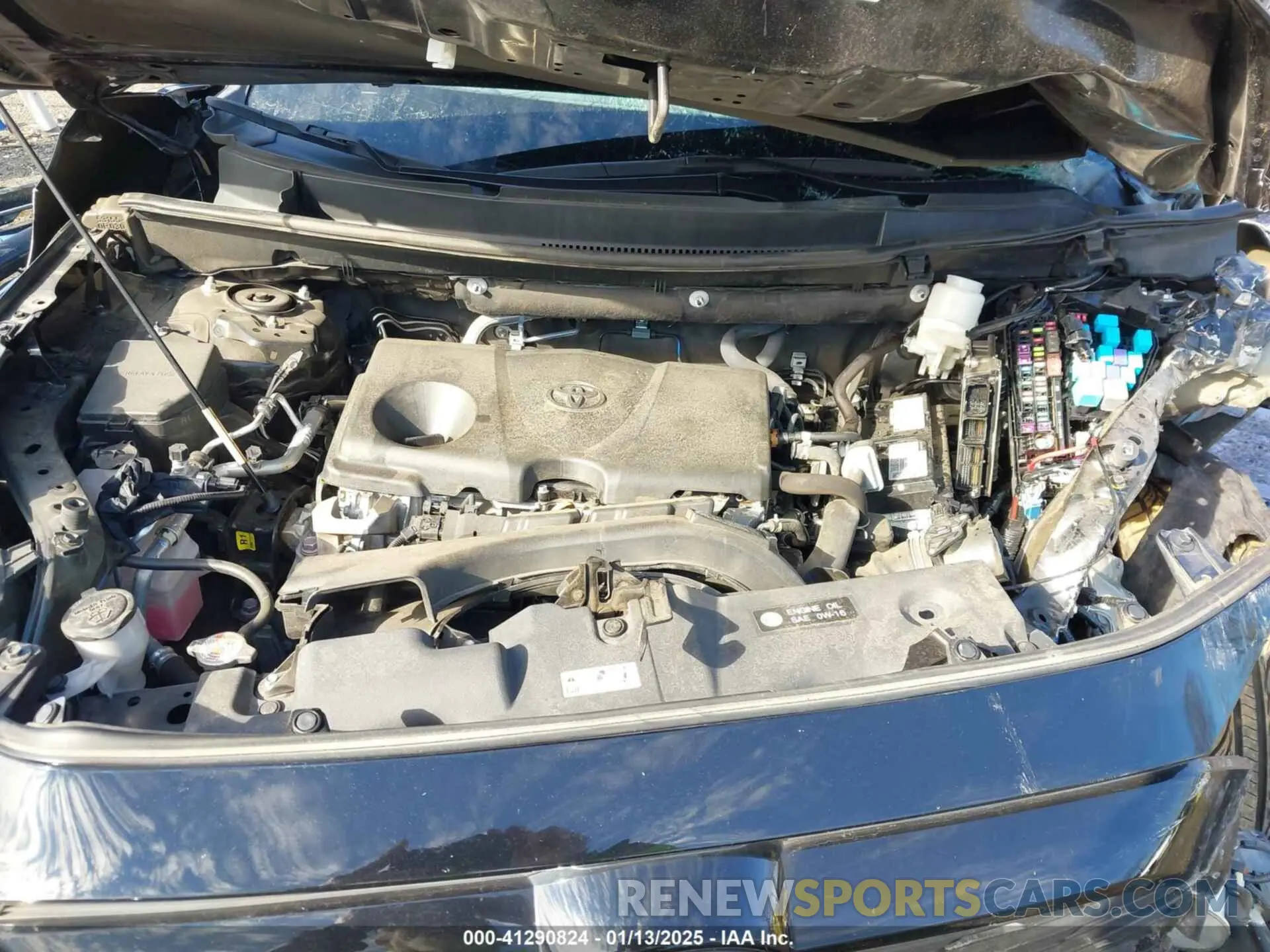10 fotografías del automóvil dañado 2T3W1RFV7MW168654 TOYOTA RAV4 2021
