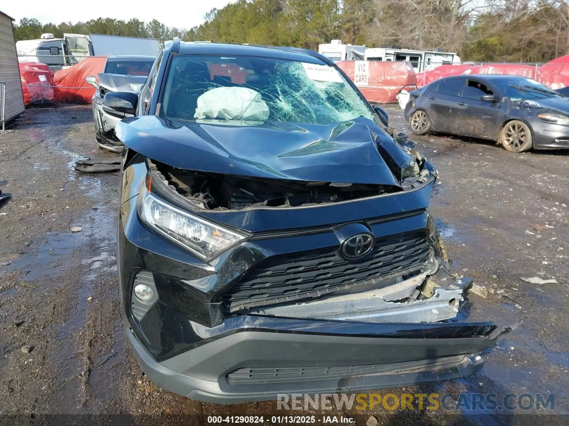 12 fotografías del automóvil dañado 2T3W1RFV7MW168654 TOYOTA RAV4 2021