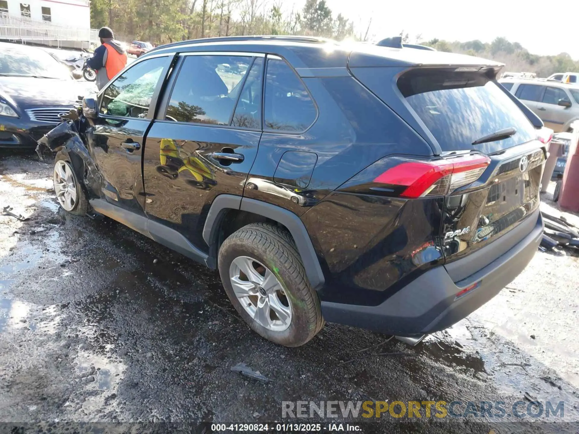 3 fotografías del automóvil dañado 2T3W1RFV7MW168654 TOYOTA RAV4 2021