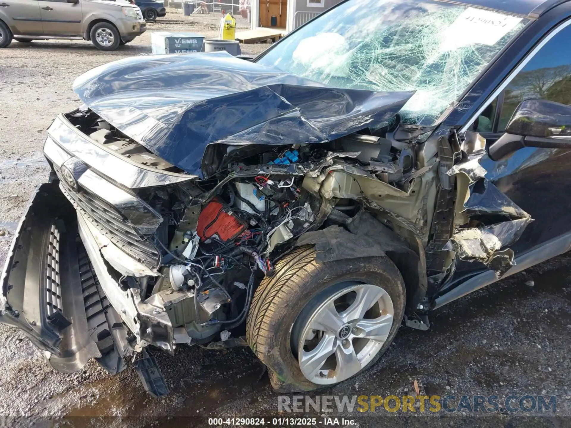 6 fotografías del automóvil dañado 2T3W1RFV7MW168654 TOYOTA RAV4 2021