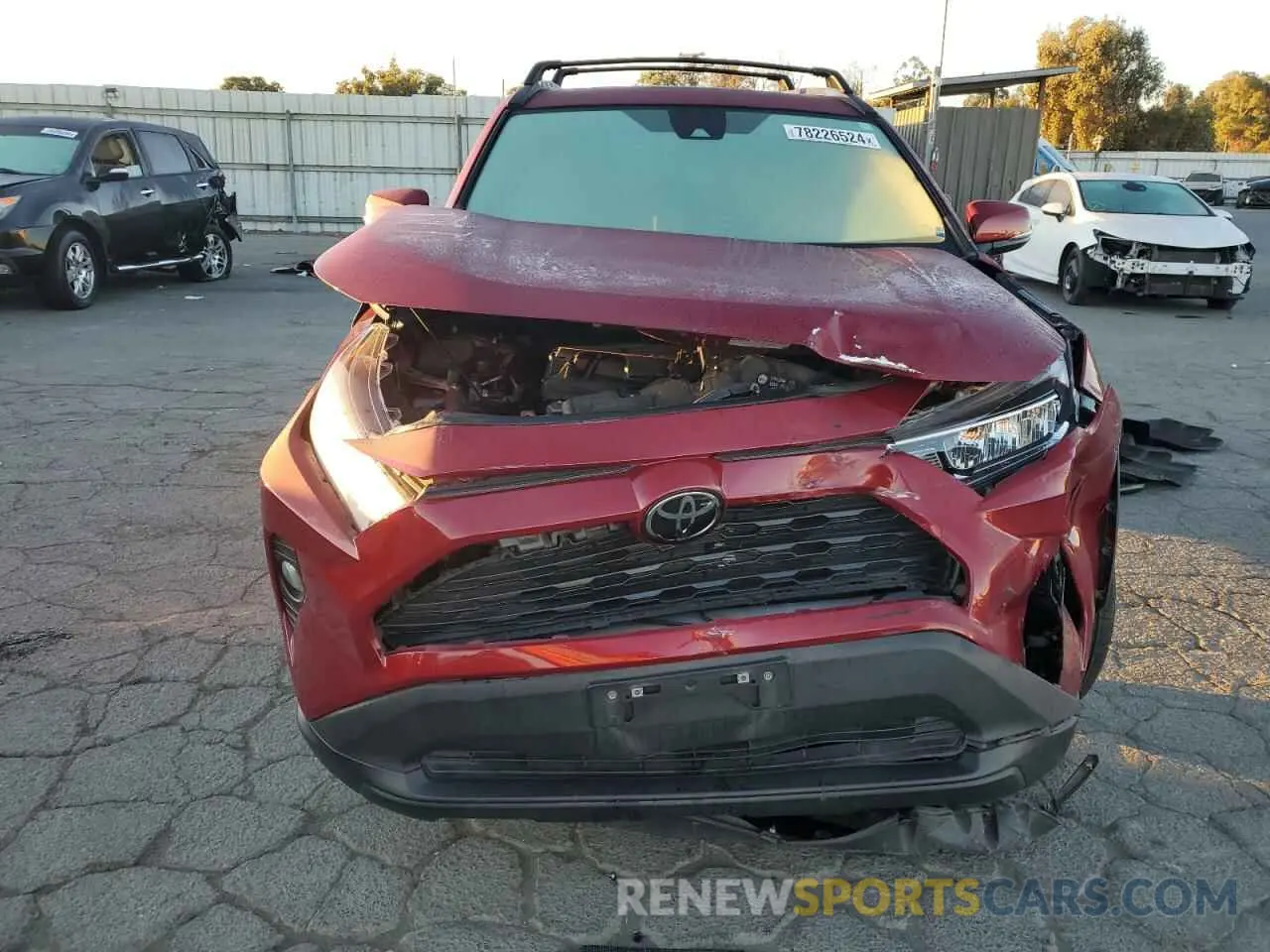 5 fotografías del automóvil dañado 2T3W1RFV7MW176303 TOYOTA RAV4 2021