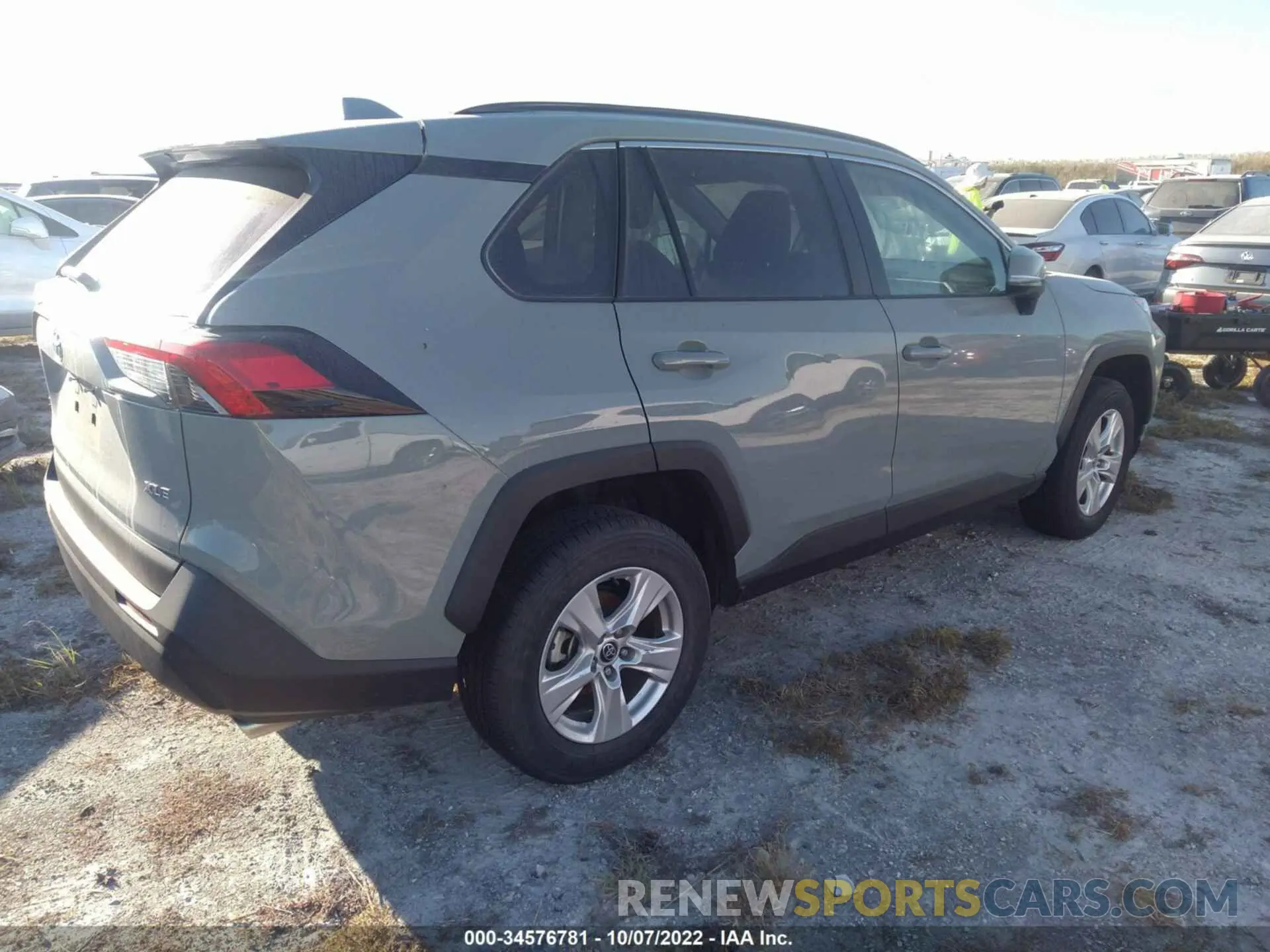 4 fotografías del automóvil dañado 2T3W1RFV7MW181968 TOYOTA RAV4 2021