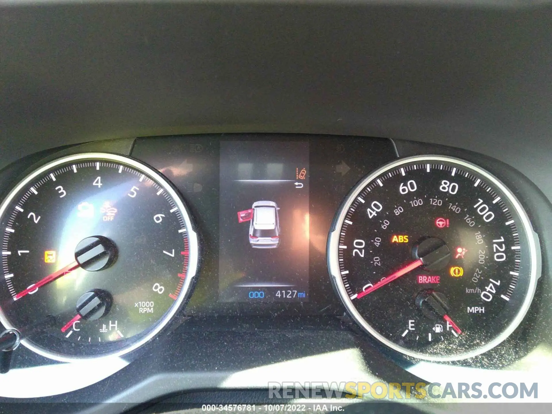 7 fotografías del automóvil dañado 2T3W1RFV7MW181968 TOYOTA RAV4 2021