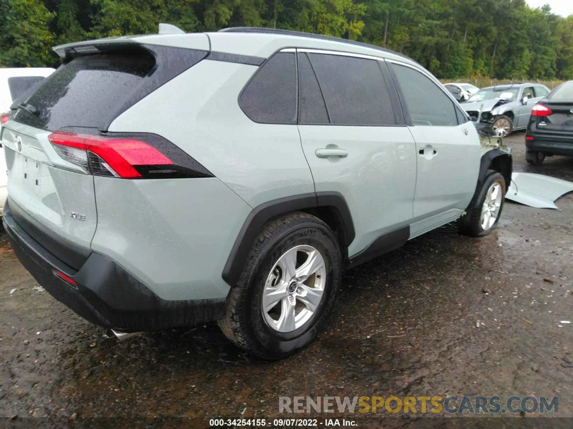 4 fotografías del automóvil dañado 2T3W1RFV7MW182389 TOYOTA RAV4 2021