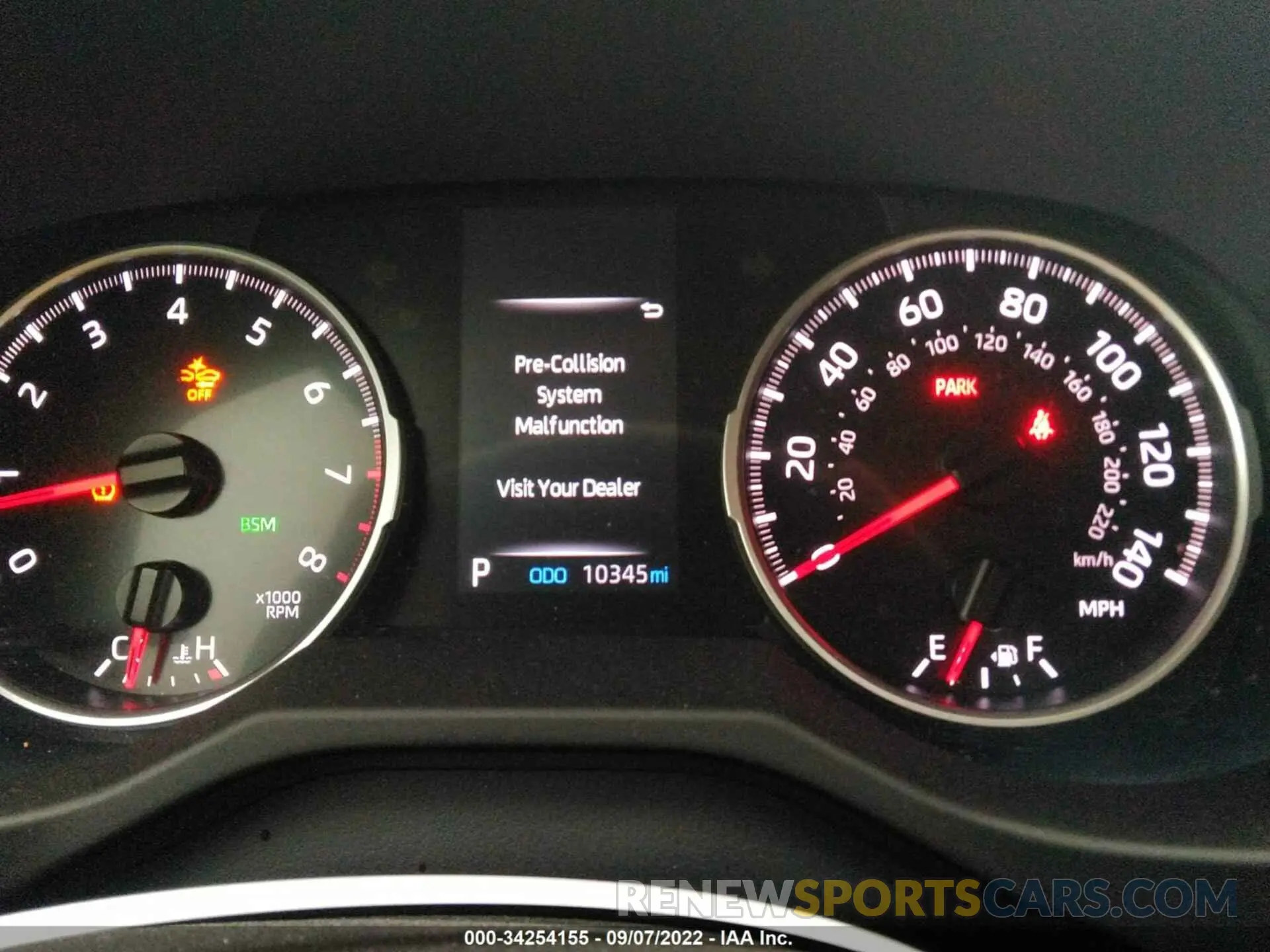 7 fotografías del automóvil dañado 2T3W1RFV7MW182389 TOYOTA RAV4 2021
