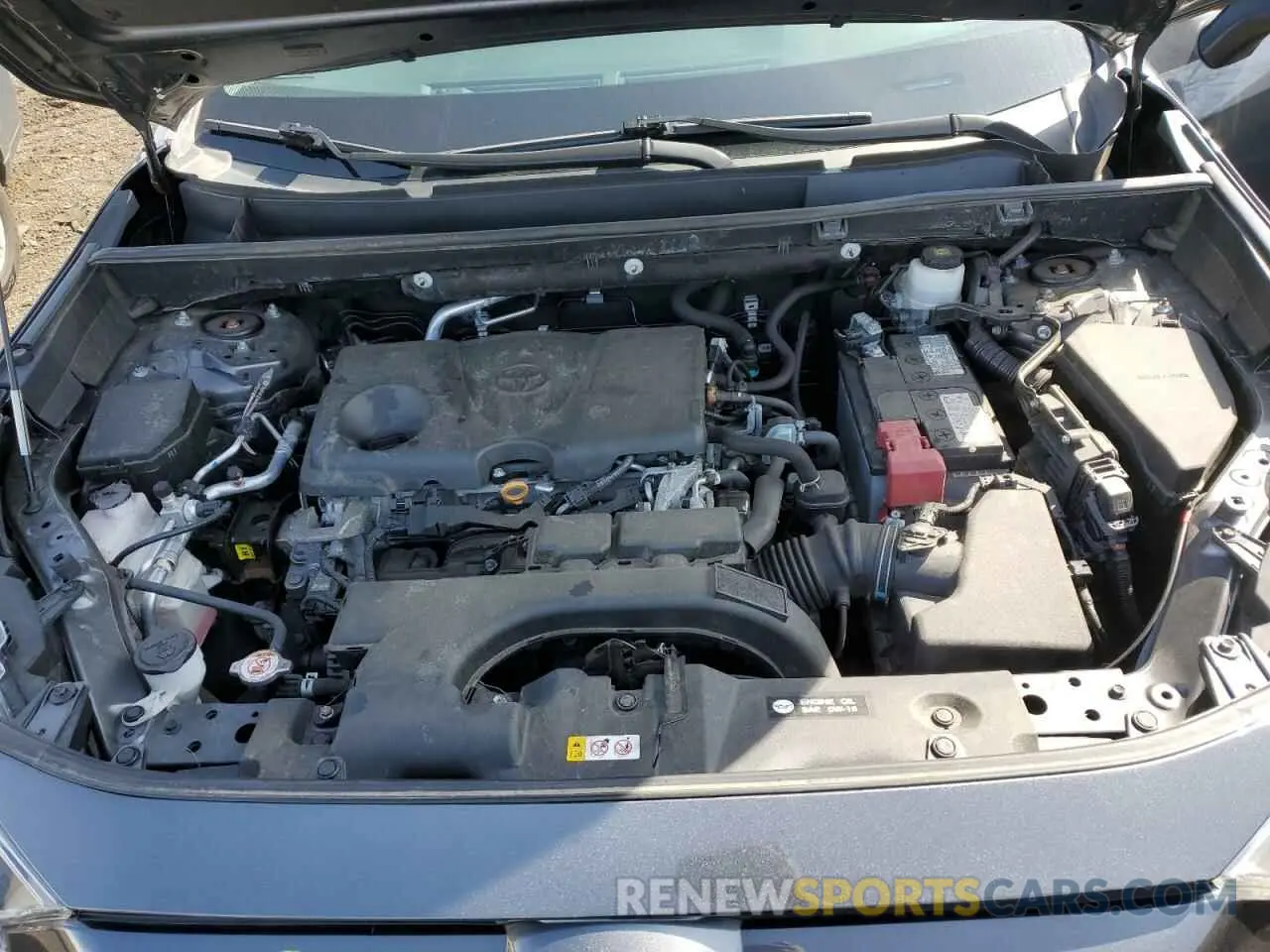 12 fotografías del automóvil dañado 2T3W1RFV8MC098471 TOYOTA RAV4 2021