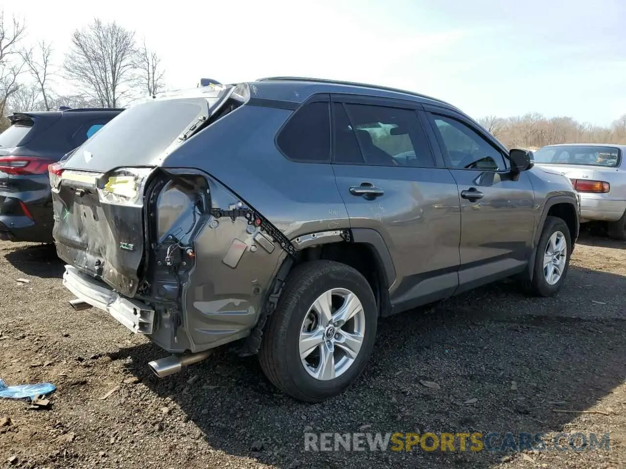 3 fotografías del automóvil dañado 2T3W1RFV8MC098471 TOYOTA RAV4 2021