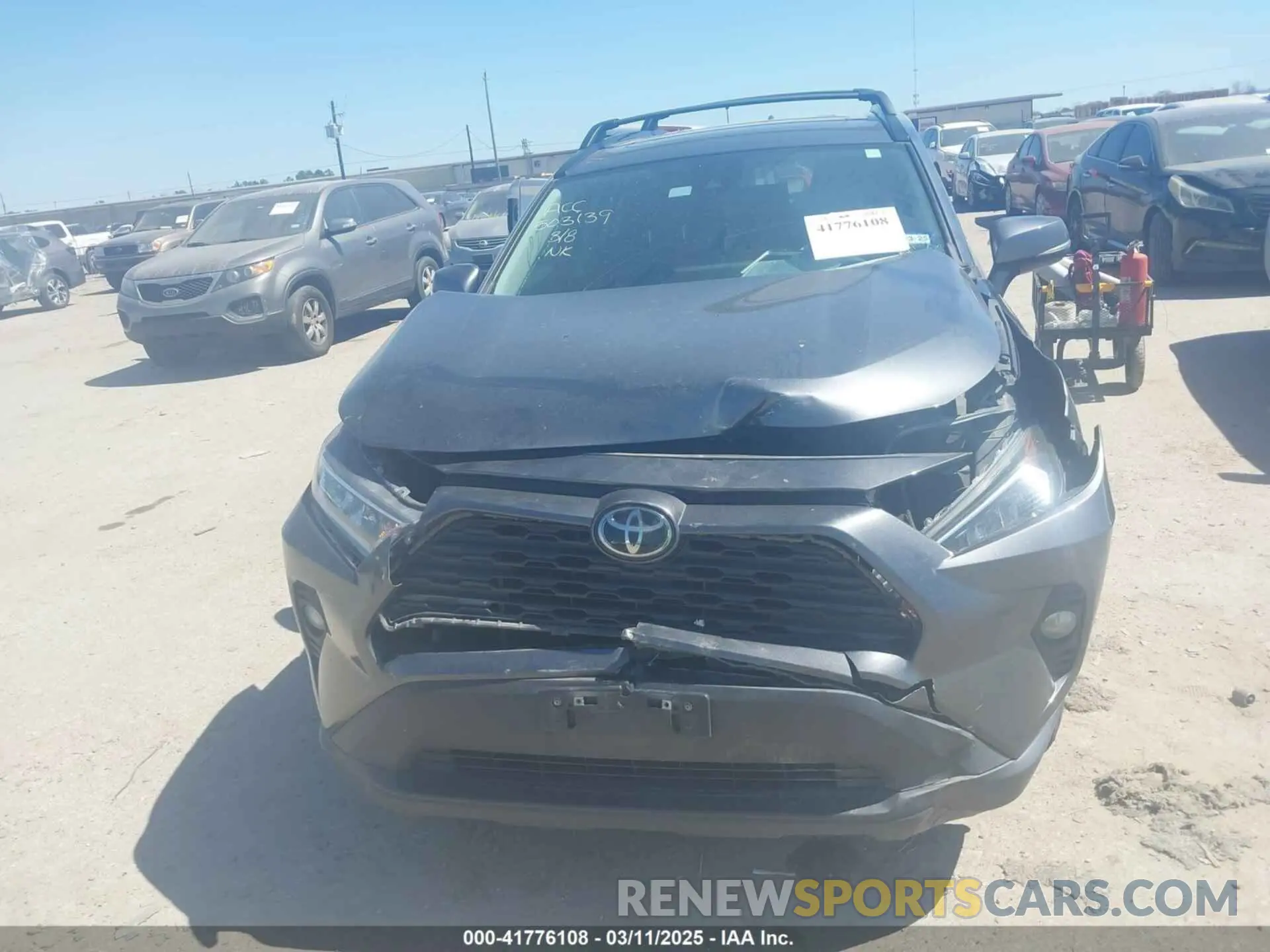 11 fotografías del automóvil dañado 2T3W1RFV8MC118377 TOYOTA RAV4 2021