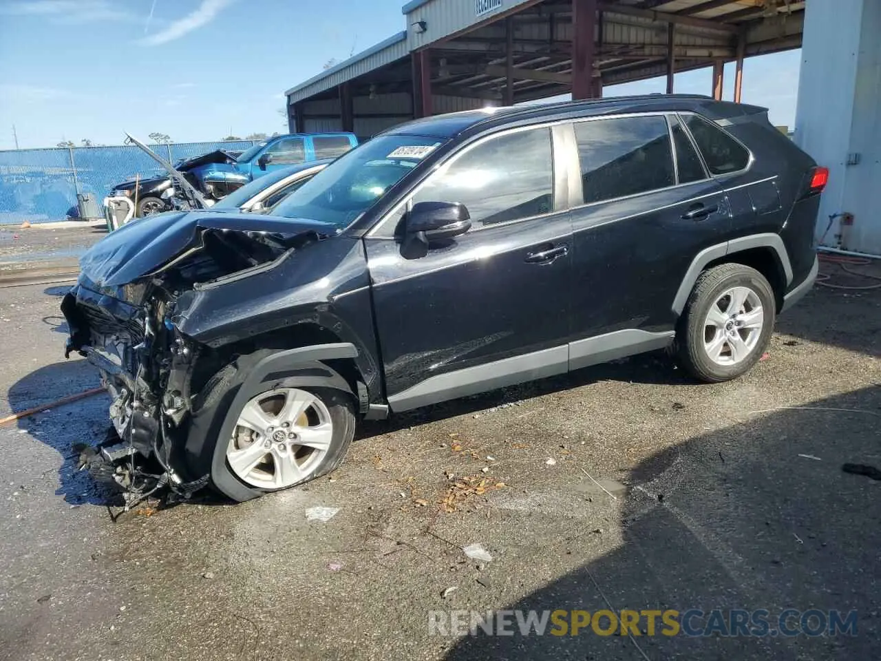 1 fotografías del automóvil dañado 2T3W1RFV8MC125183 TOYOTA RAV4 2021