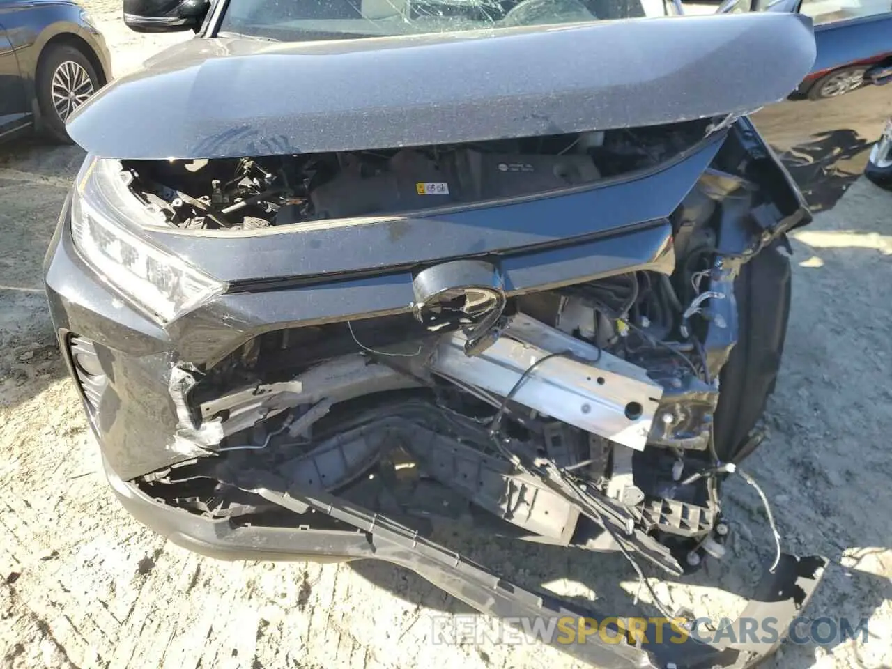14 fotografías del automóvil dañado 2T3W1RFV8MC132618 TOYOTA RAV4 2021