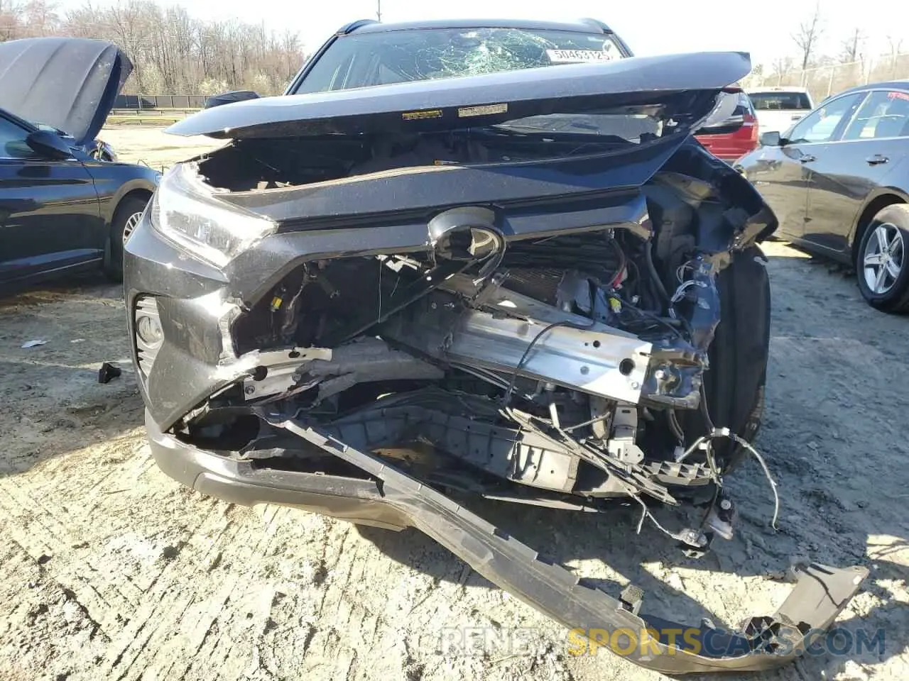 5 fotografías del automóvil dañado 2T3W1RFV8MC132618 TOYOTA RAV4 2021