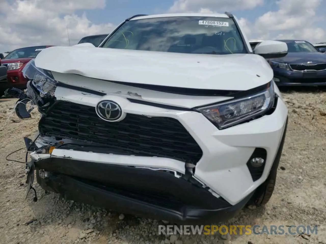 10 fotografías del automóvil dañado 2T3W1RFV8MC163013 TOYOTA RAV4 2021