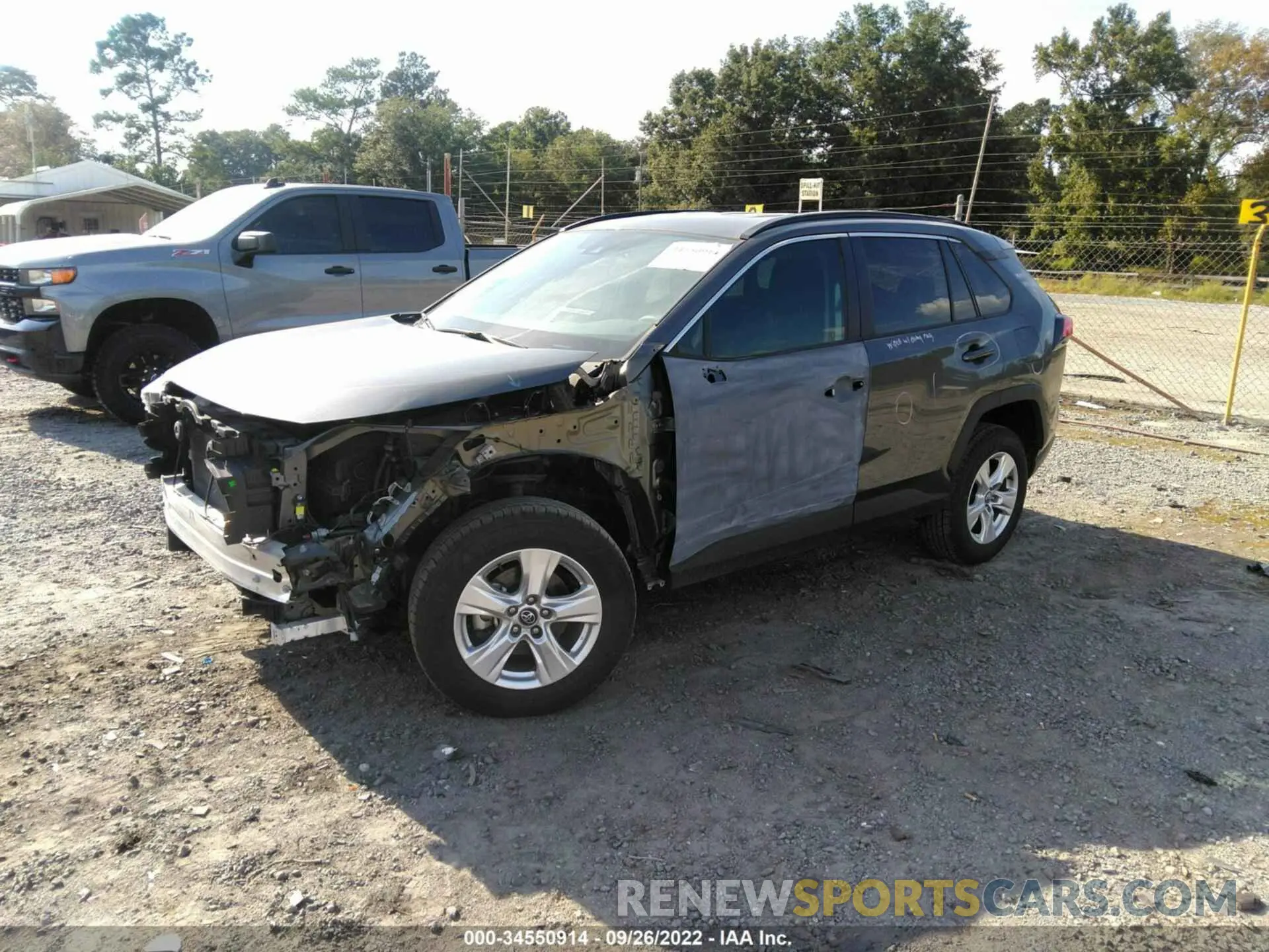 2 fotografías del automóvil dañado 2T3W1RFV8MW108818 TOYOTA RAV4 2021