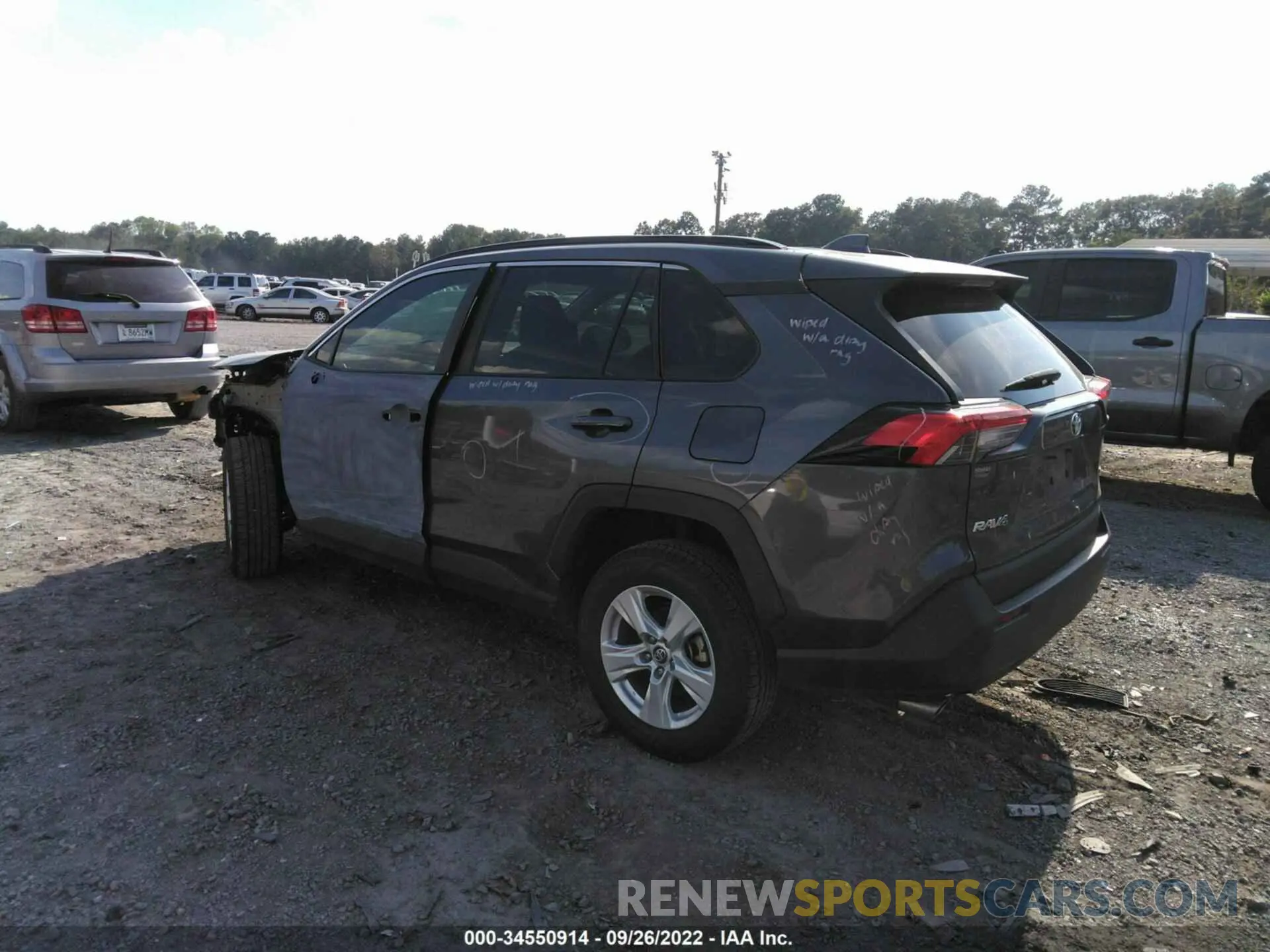 3 fotografías del automóvil dañado 2T3W1RFV8MW108818 TOYOTA RAV4 2021