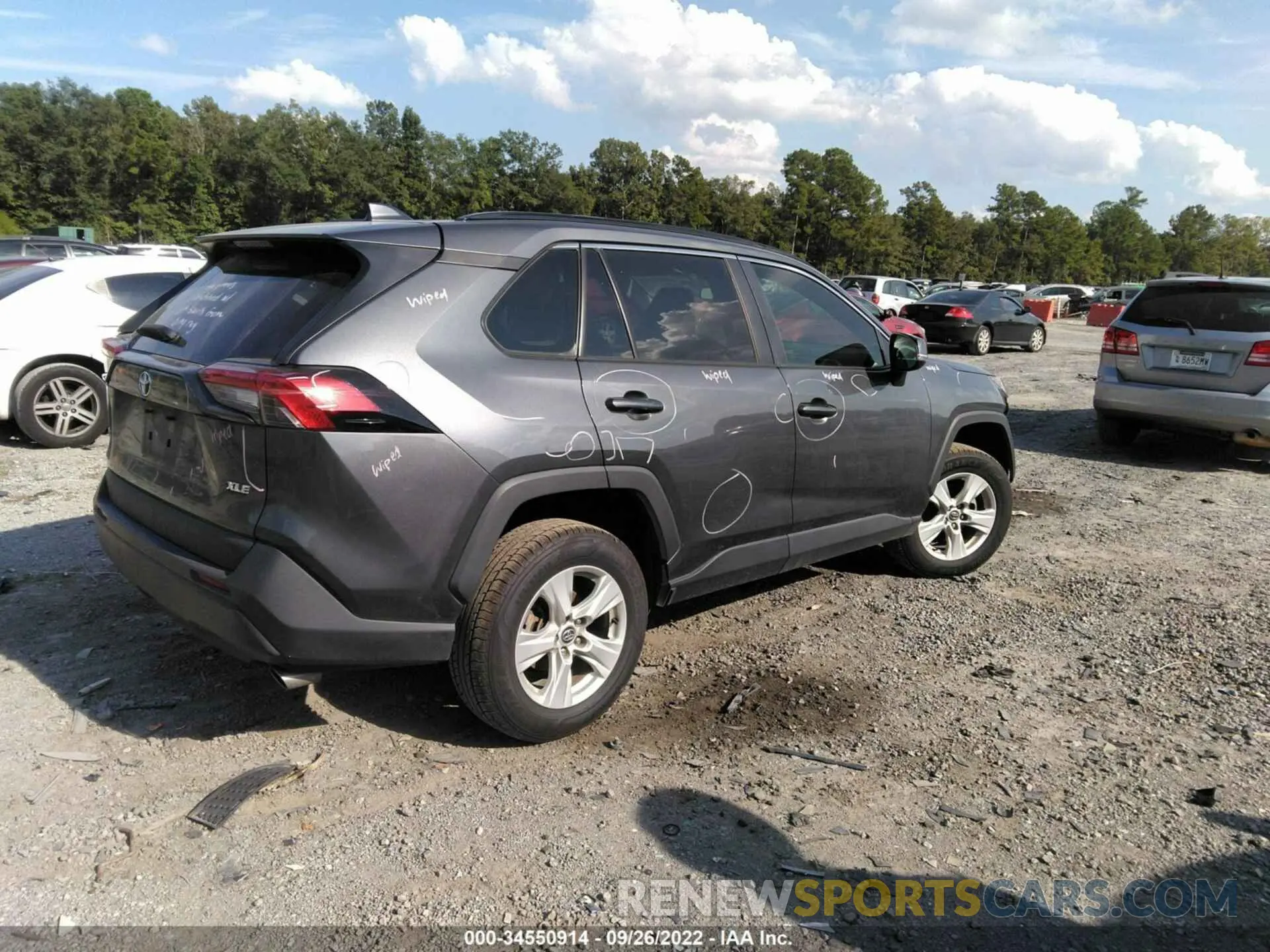 4 fotografías del automóvil dañado 2T3W1RFV8MW108818 TOYOTA RAV4 2021