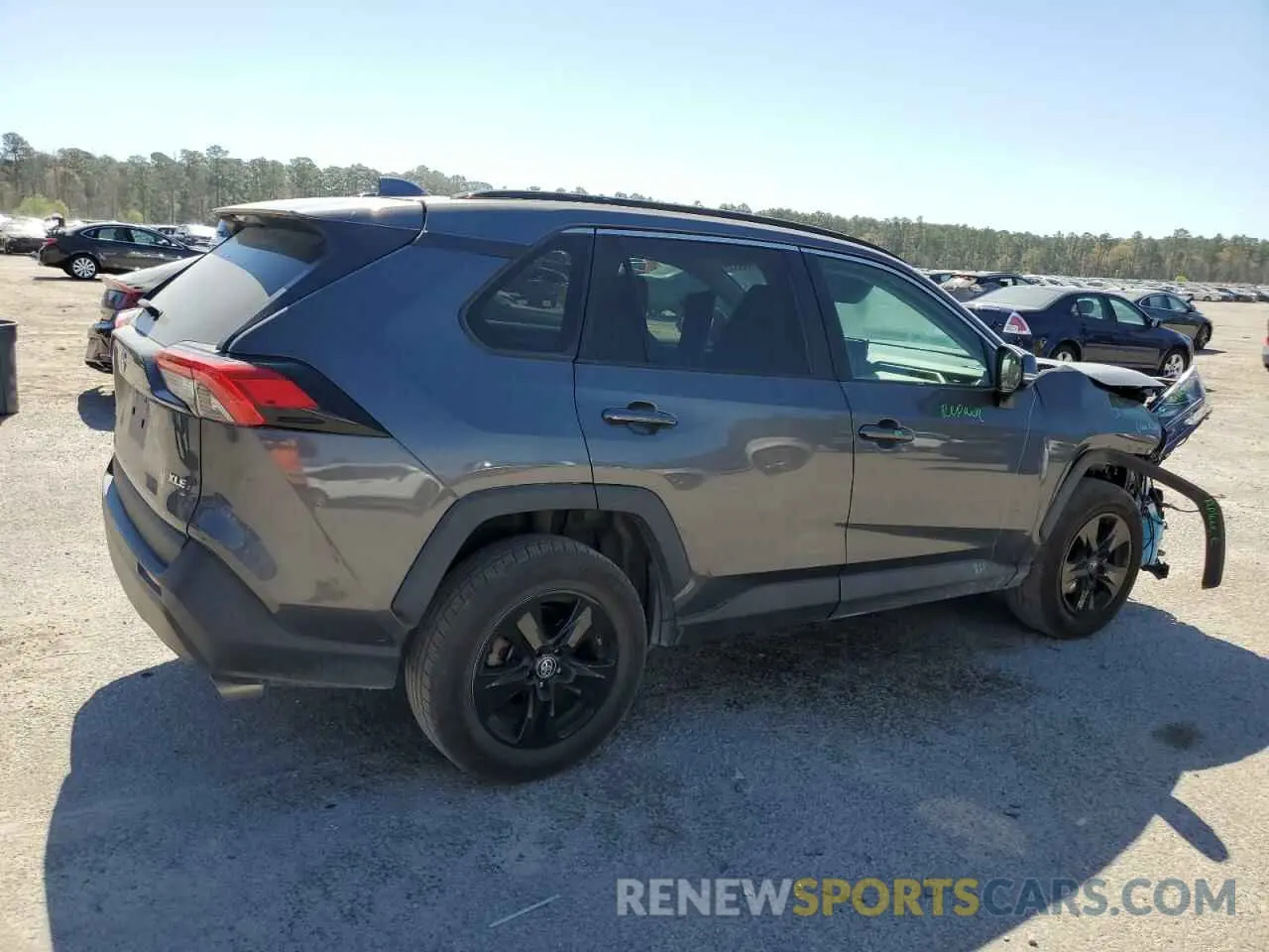 3 fotografías del automóvil dañado 2T3W1RFV8MW114182 TOYOTA RAV4 2021