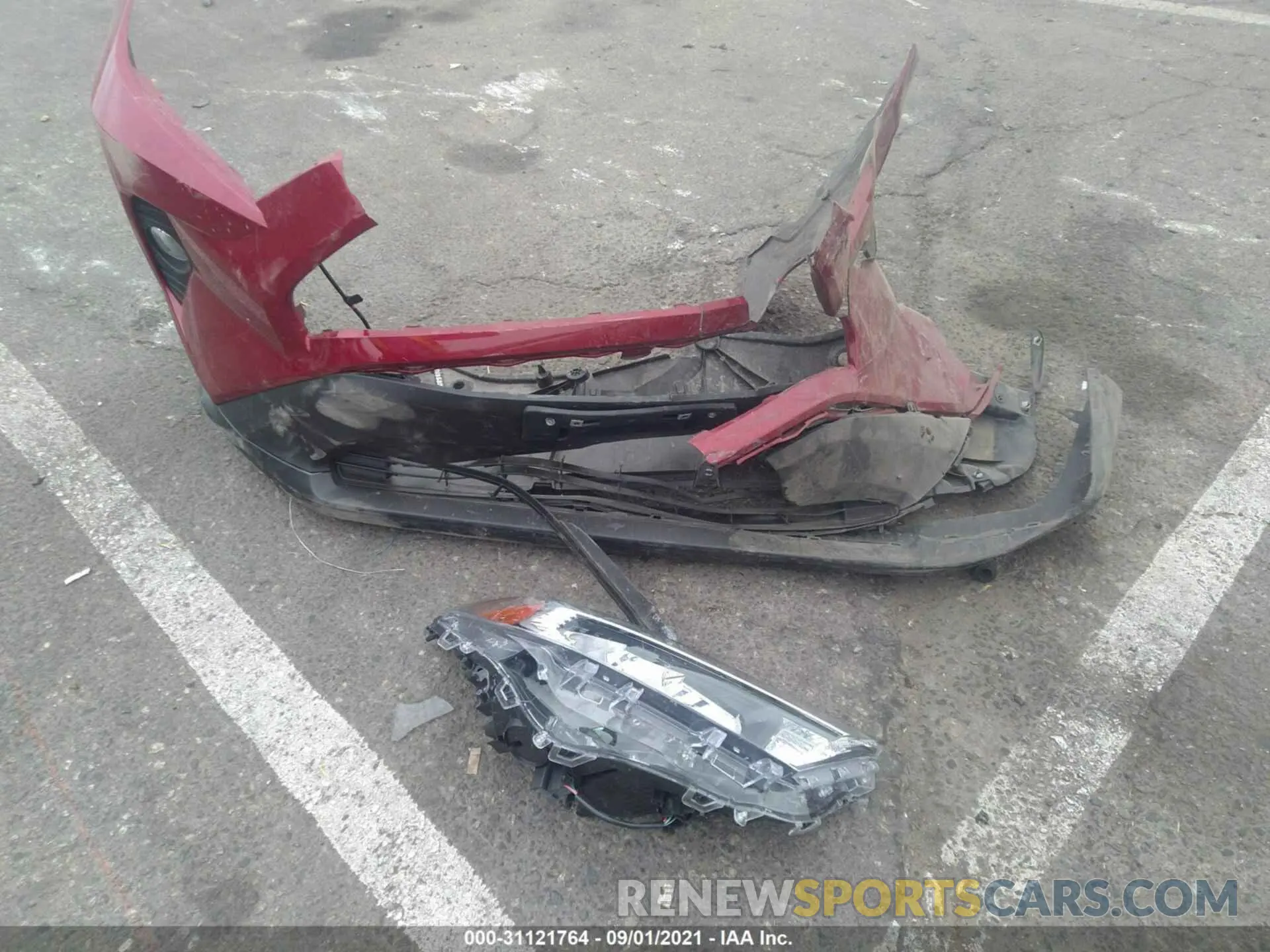 12 fotografías del automóvil dañado 2T3W1RFV8MW120290 TOYOTA RAV4 2021
