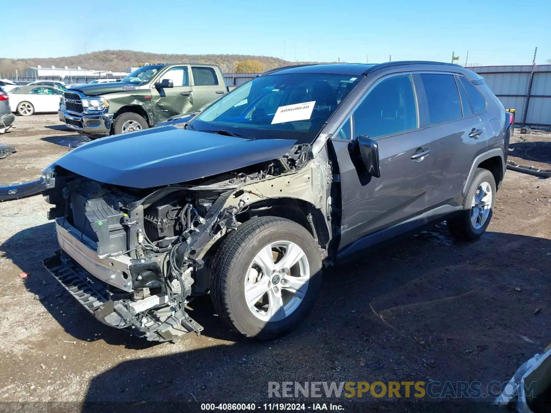 2 fotografías del automóvil dañado 2T3W1RFV8MW126686 TOYOTA RAV4 2021
