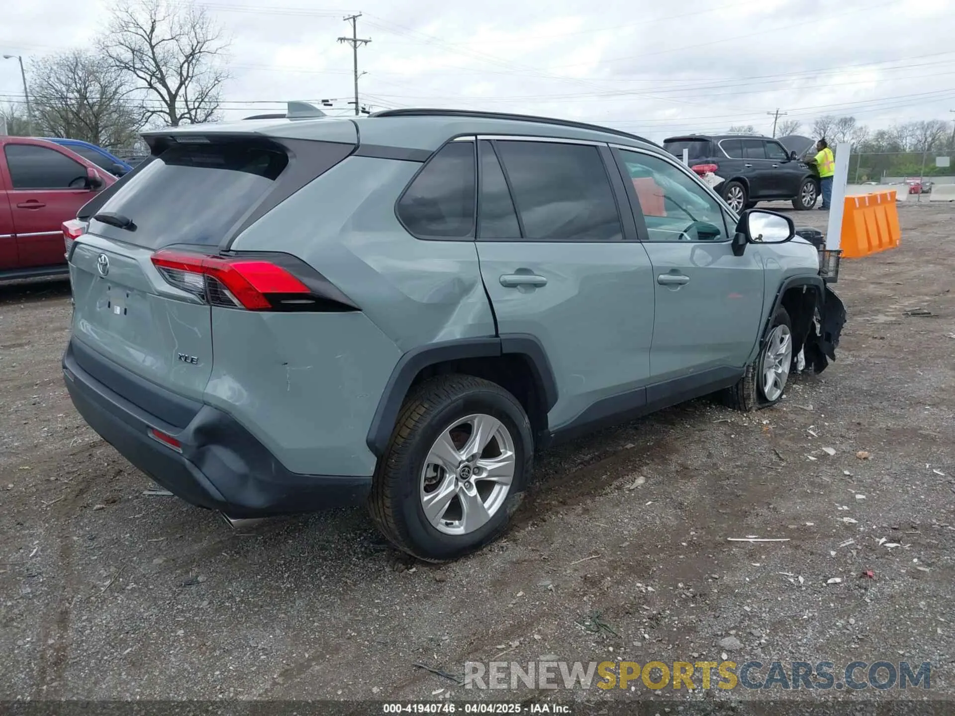 4 fotografías del automóvil dañado 2T3W1RFV8MW169408 TOYOTA RAV4 2021